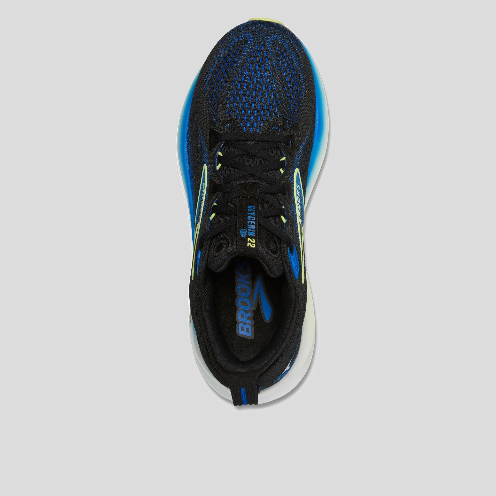 Men's Glycerin GTS 22 | Black/Cobalt/Neo Yellow