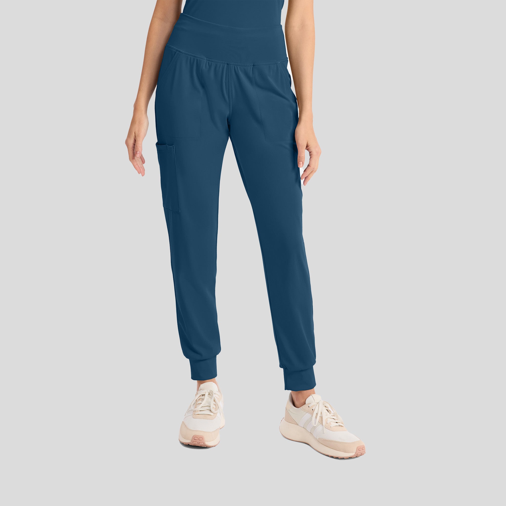 Achieve Pull-On Jogger Scrub Pant | Caribbean