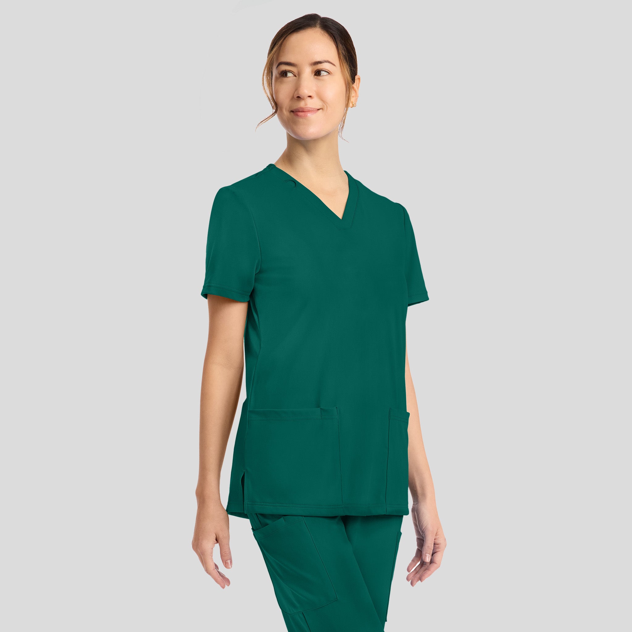 Achieve 2-Pocket Scrub Top | Hunter