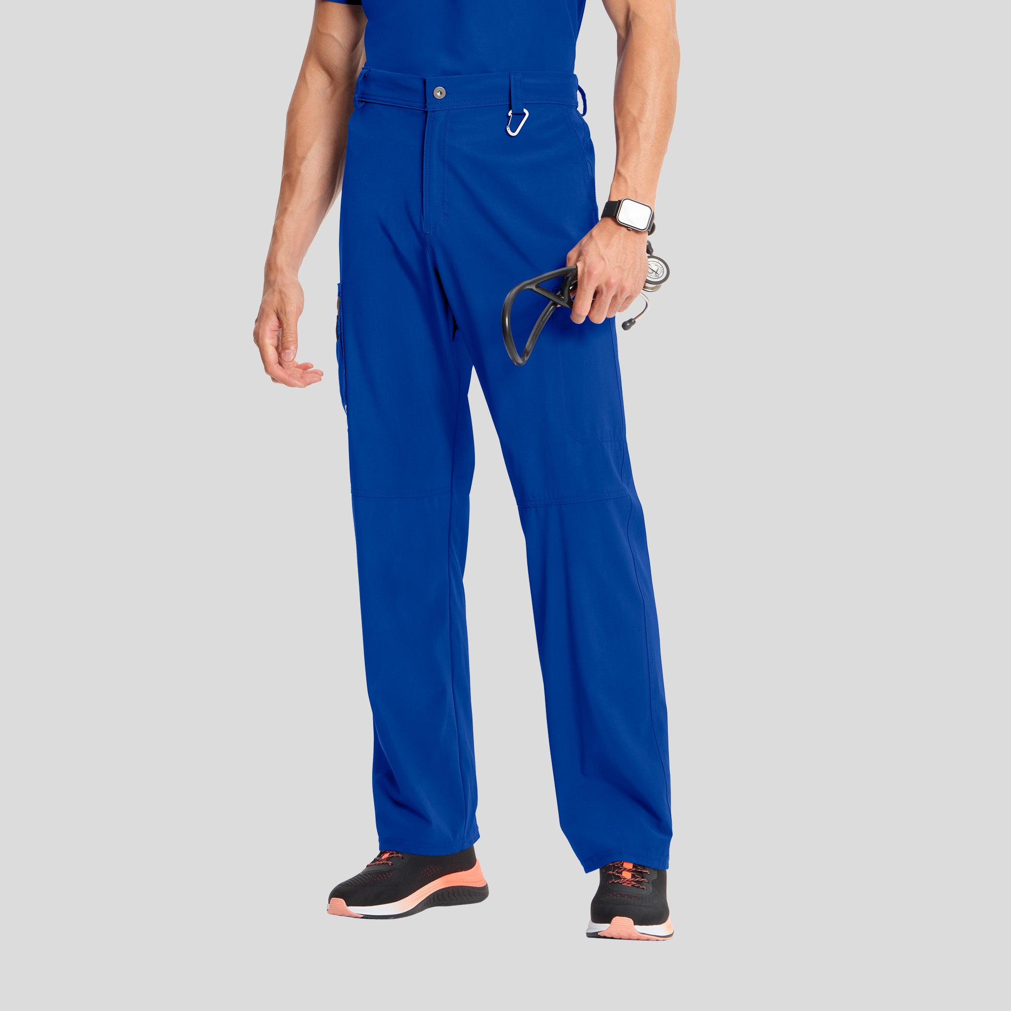 Men's Zip Fly Cargo Scrub Pant | Galaxy