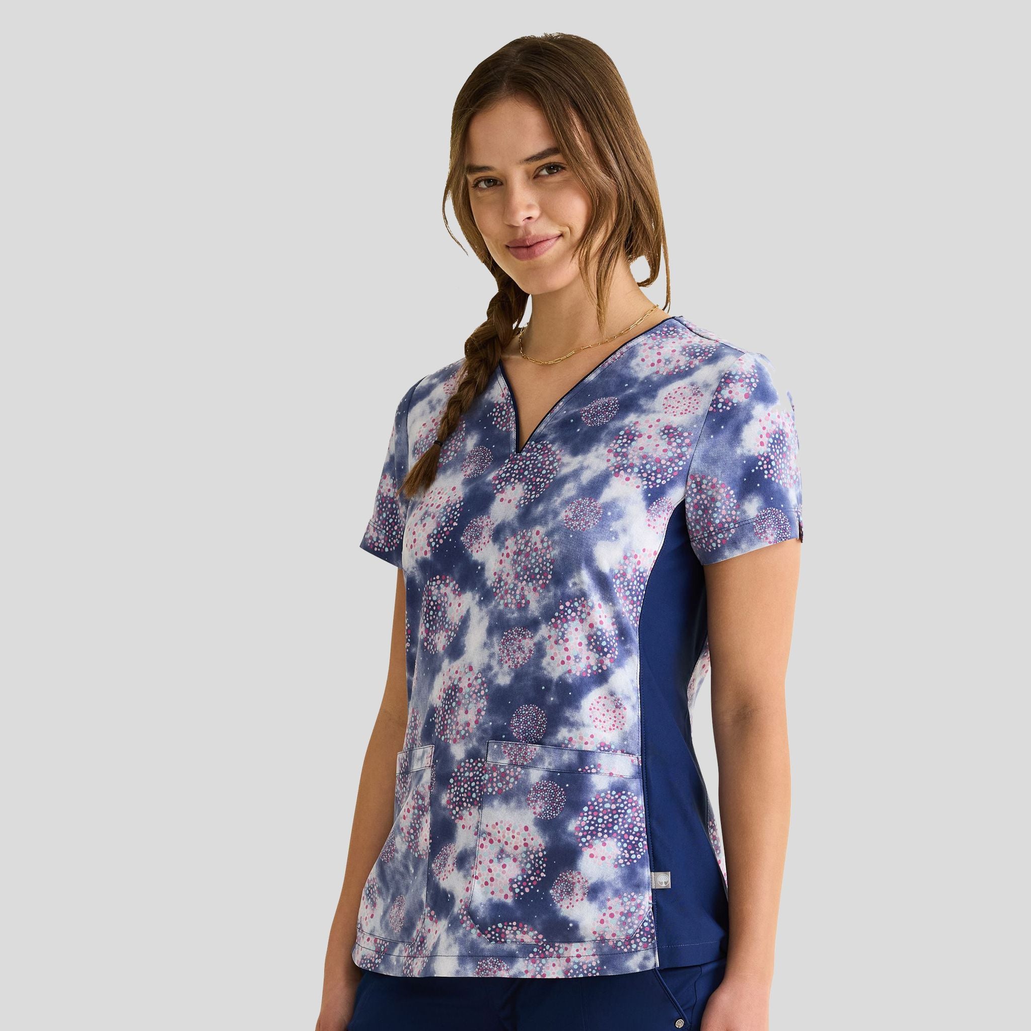 Jean Fantastical Dots Print Top | FSLD