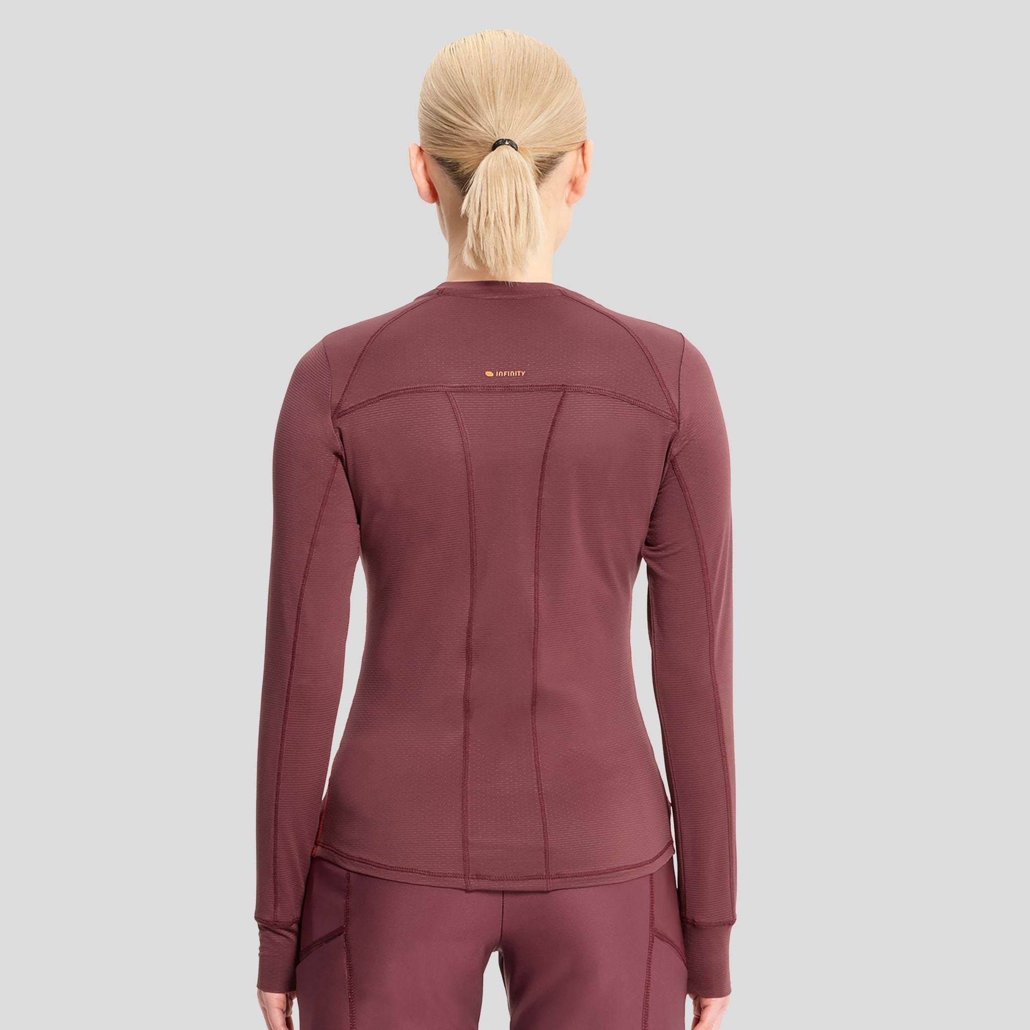Long Sleeve Performance Underscrub | Plum Velvet