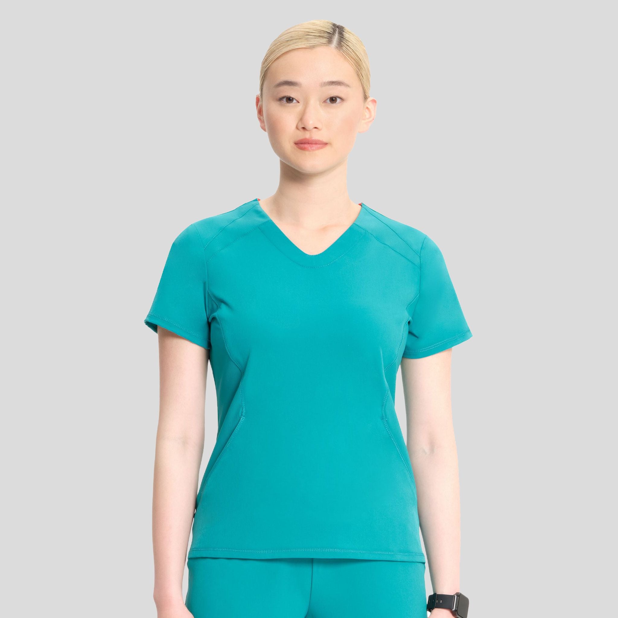 V-Neck Top | Teal