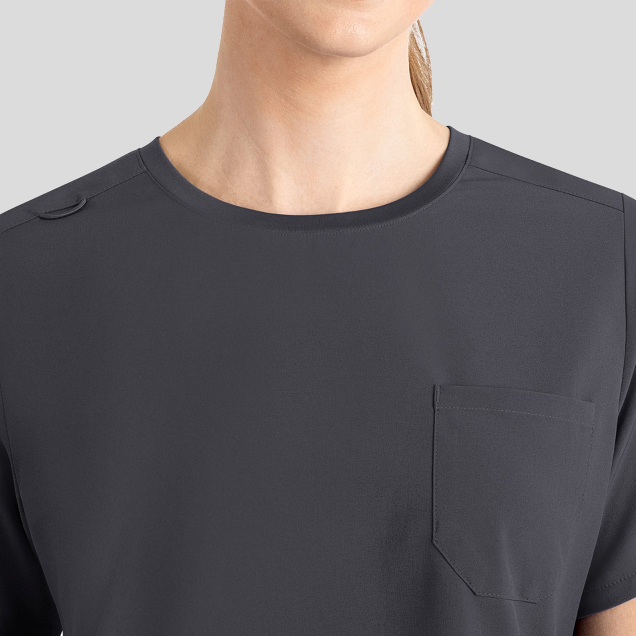 Women’s Round Neck Top | Pewter