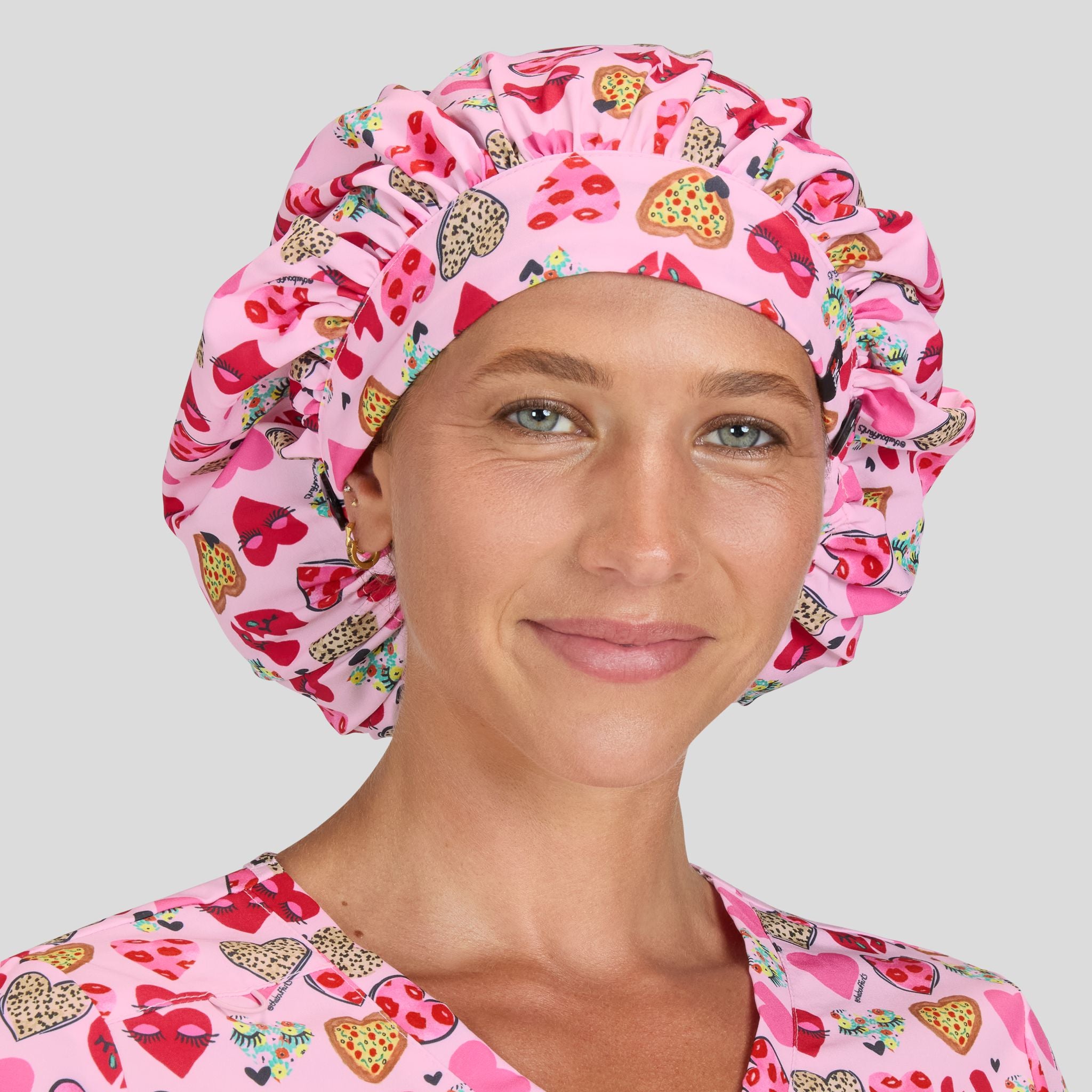 Wink Love Bouffant Cap