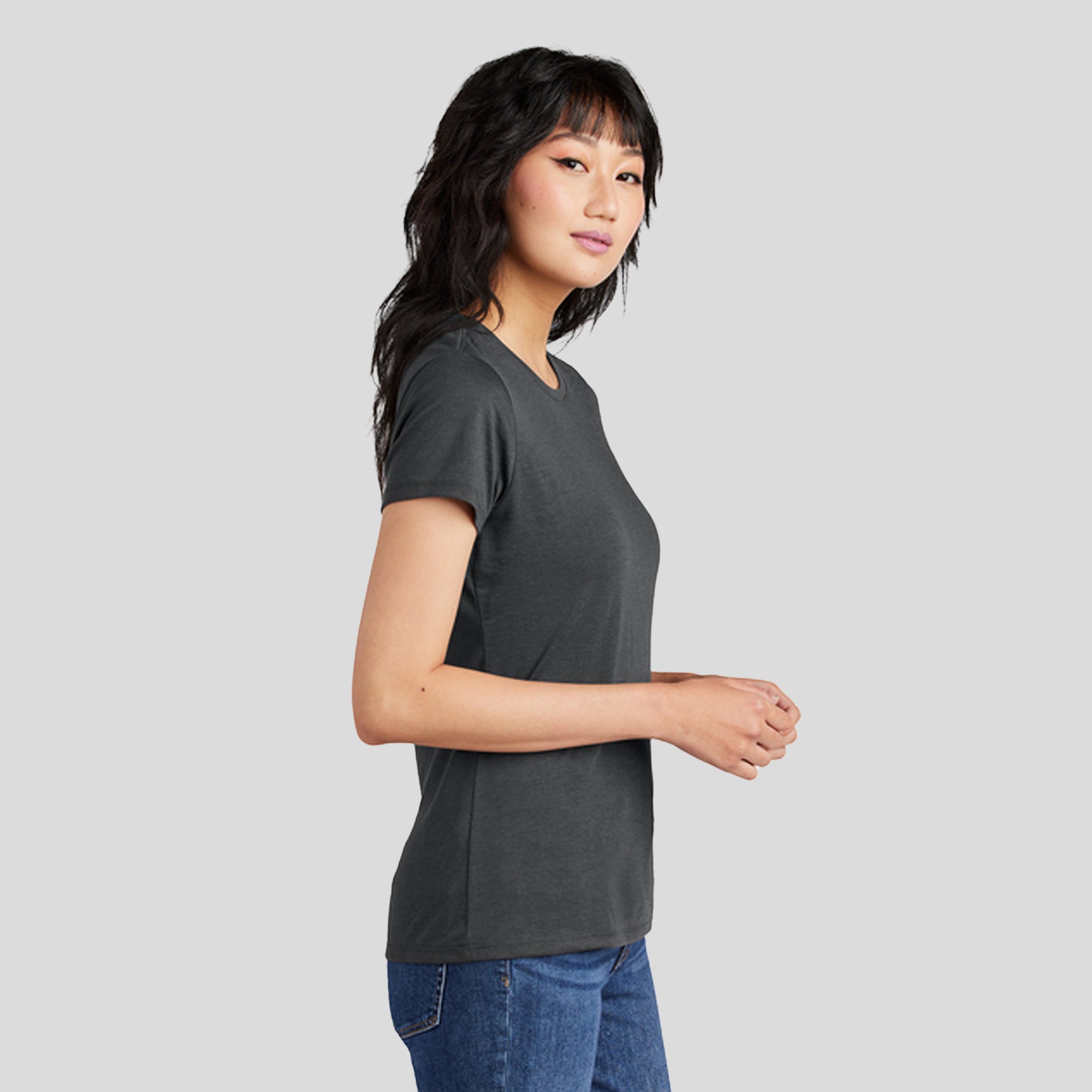 Womenโs Perfect Triยฎ Tee | Charcoal