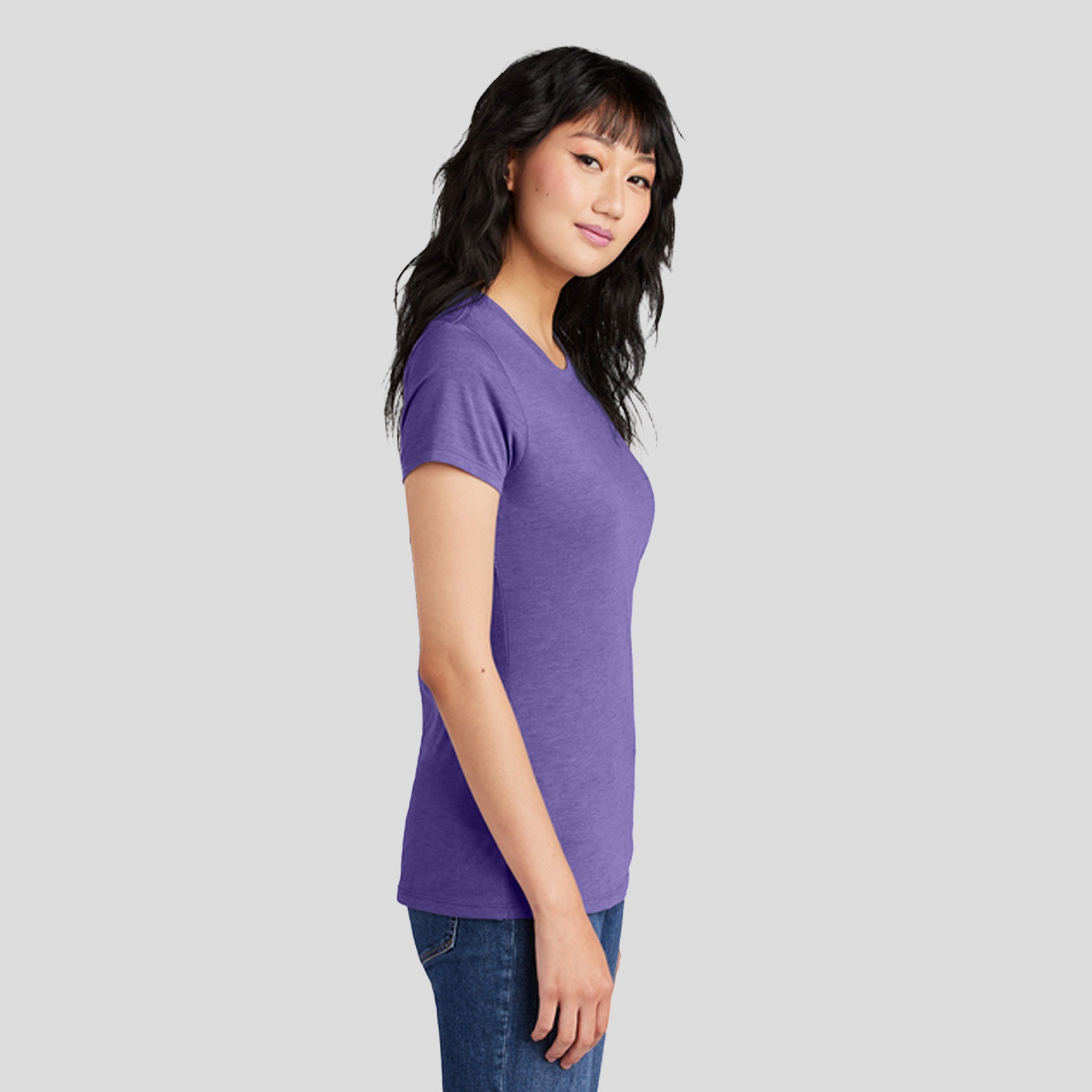 Womenโs Perfect Triยฎ Tee | Purple Frost