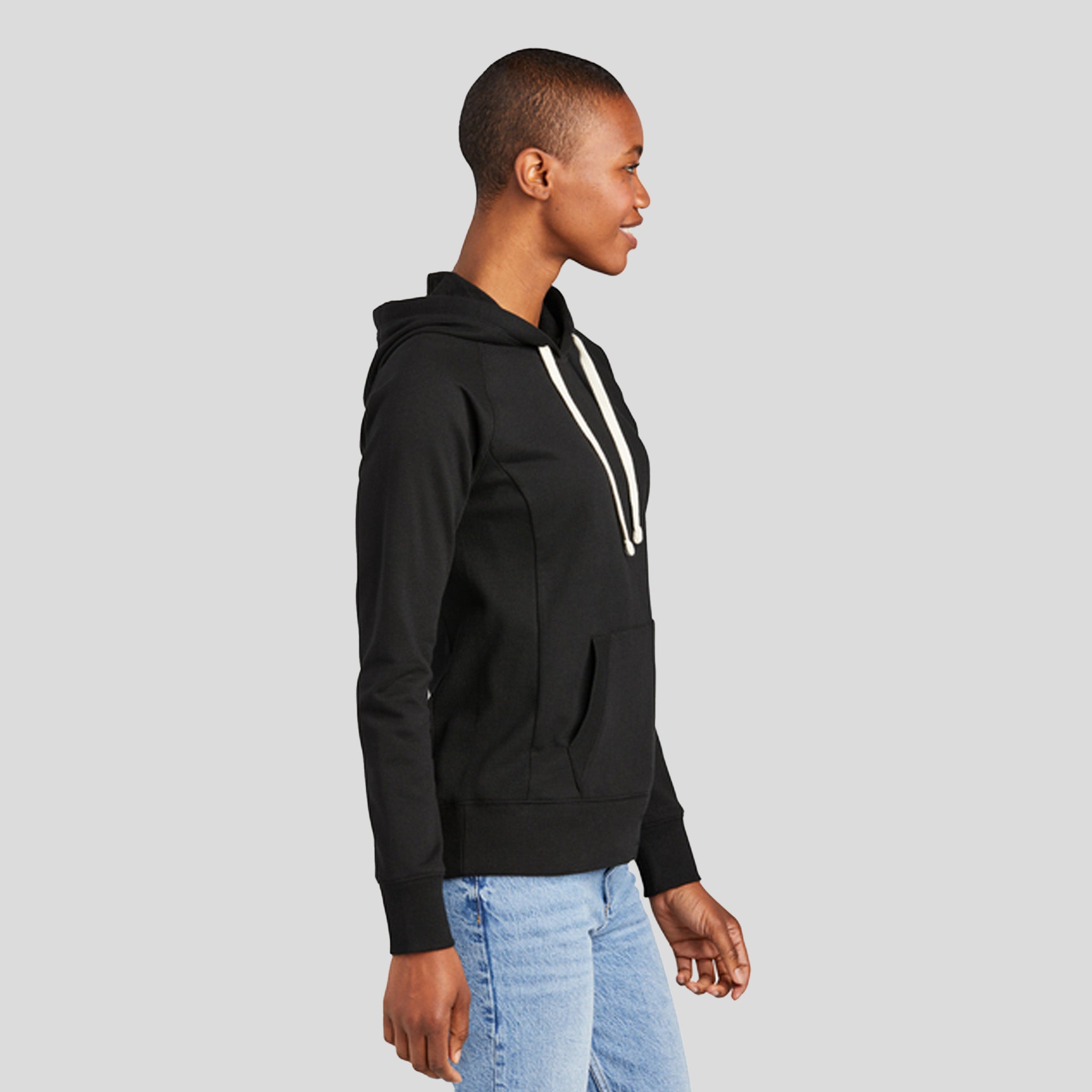 Womenโs Re-Fleeceโข Hoodie | Black