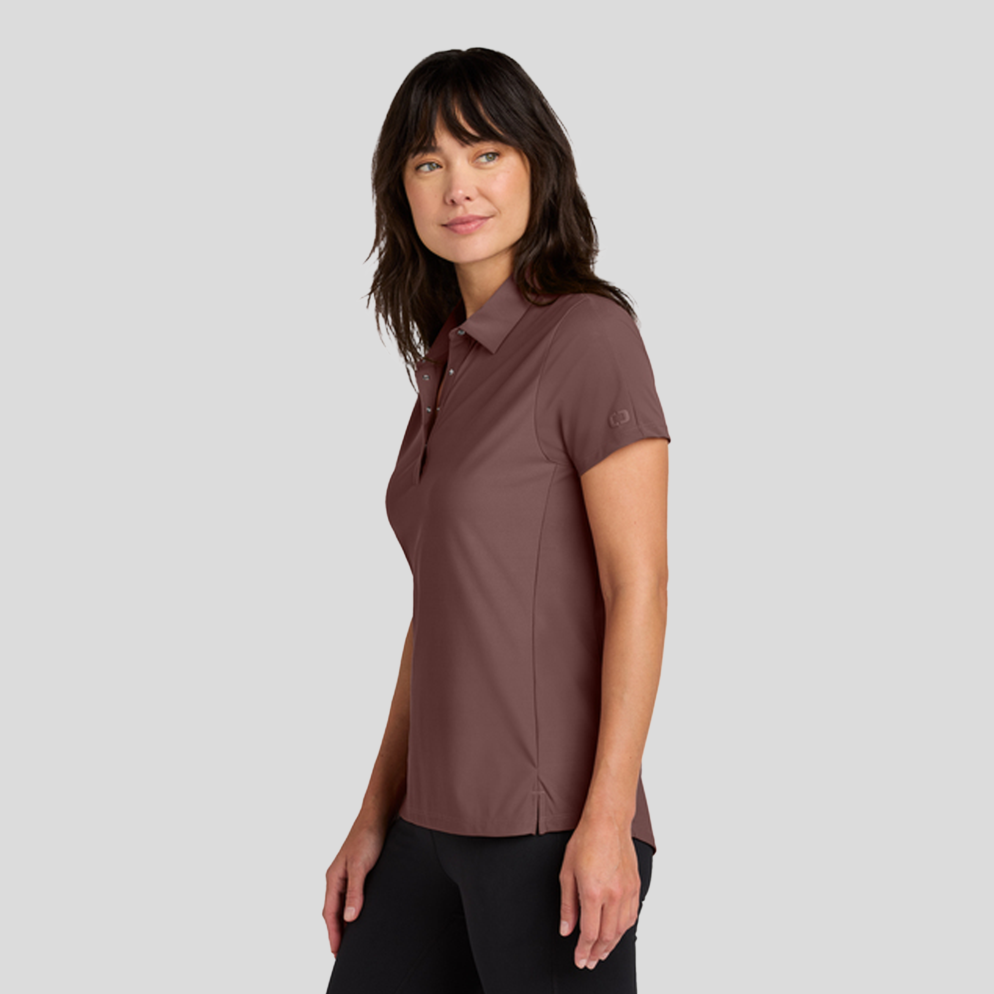 Womenโs Envision Polo | Deep Rose