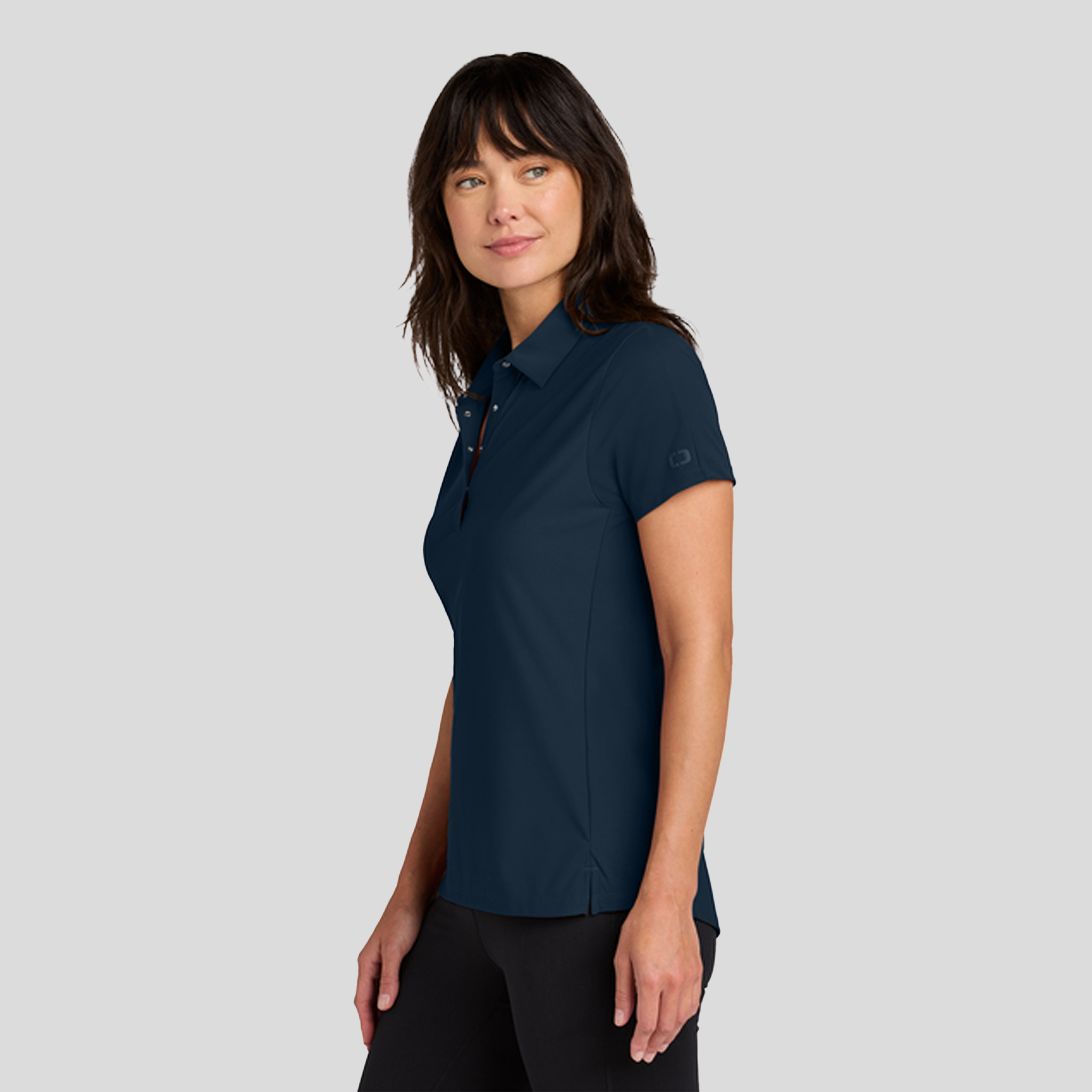 Womenโs Envision Polo | River Blue Navy