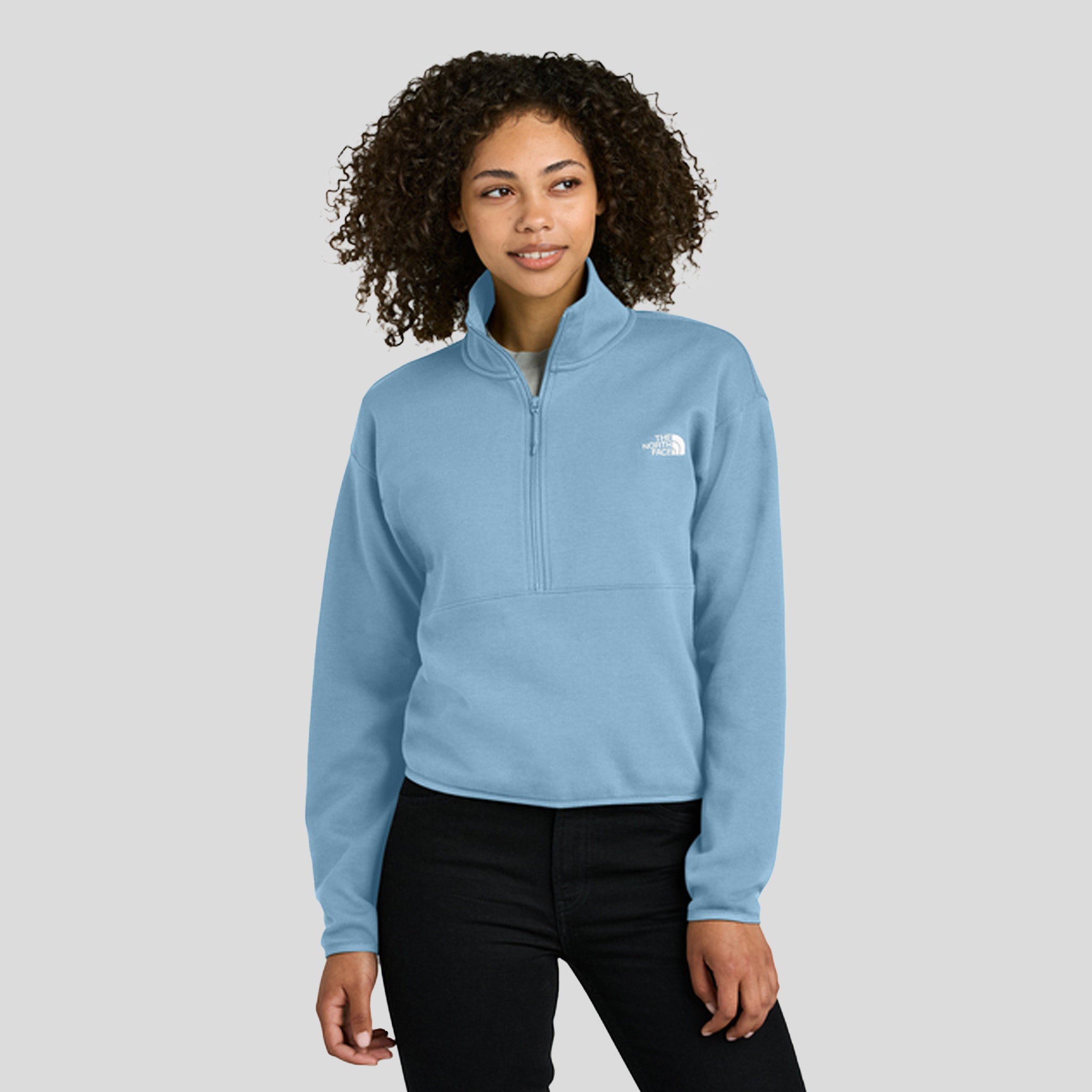 Womenβs Double-Knit 1/2-Zip Fleece | Steel Blue