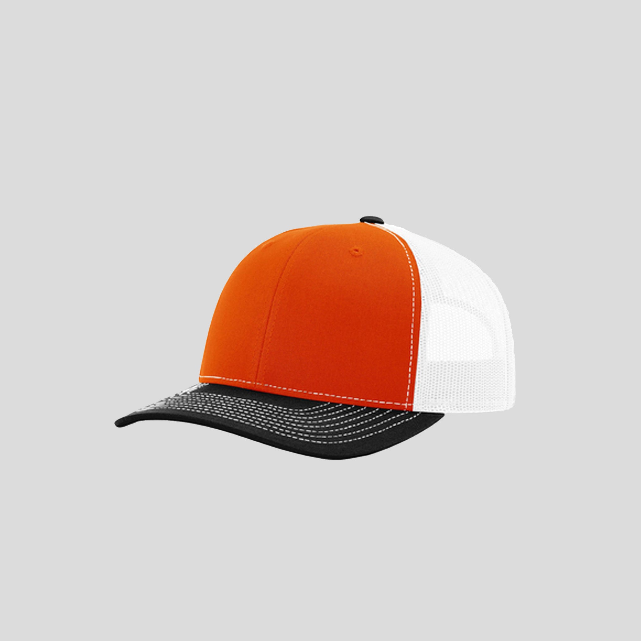 Richardson Trucker Cap | Orange/White/Black