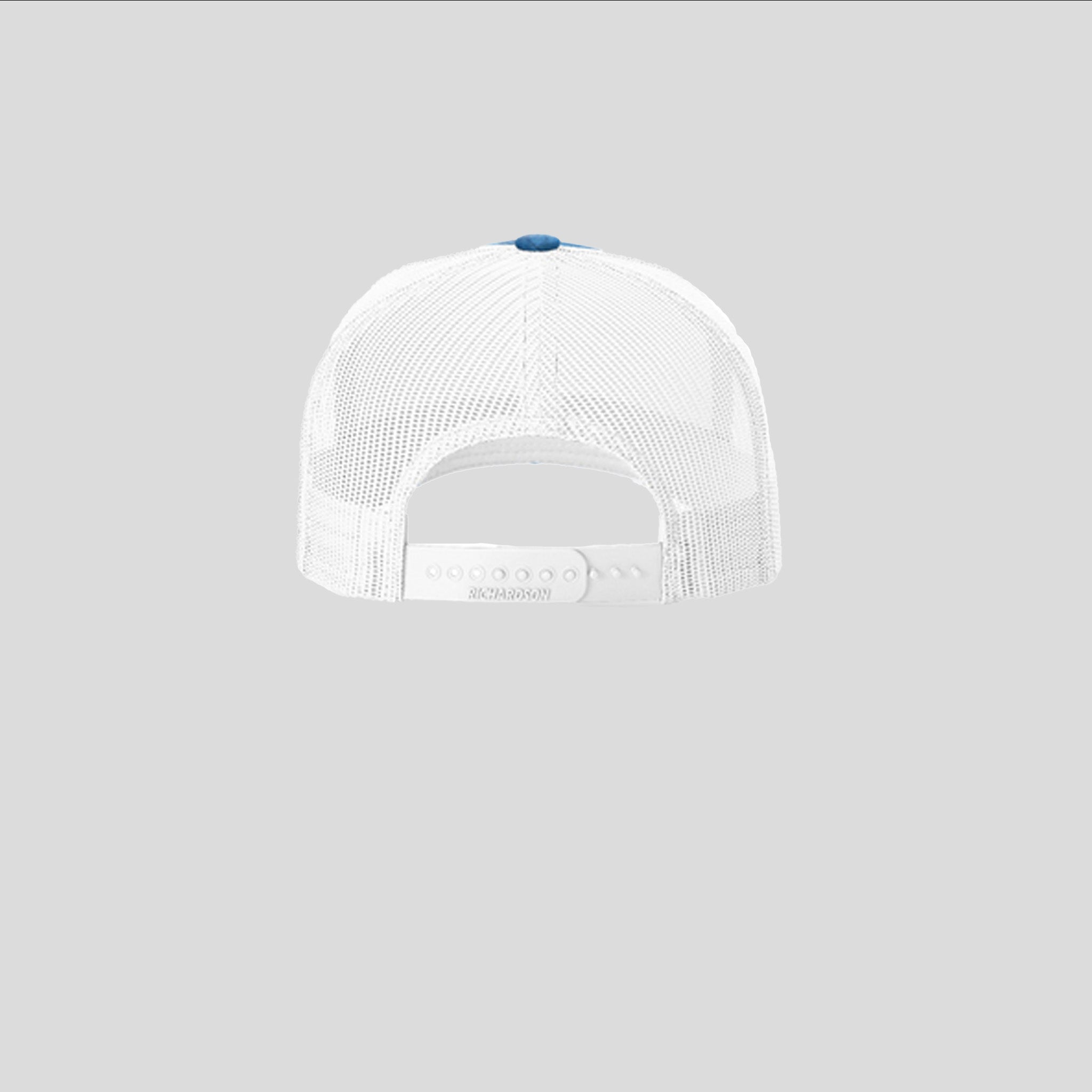 Printed Five-Panel Trucker Hat | Realtree Fishing Light Blue/White