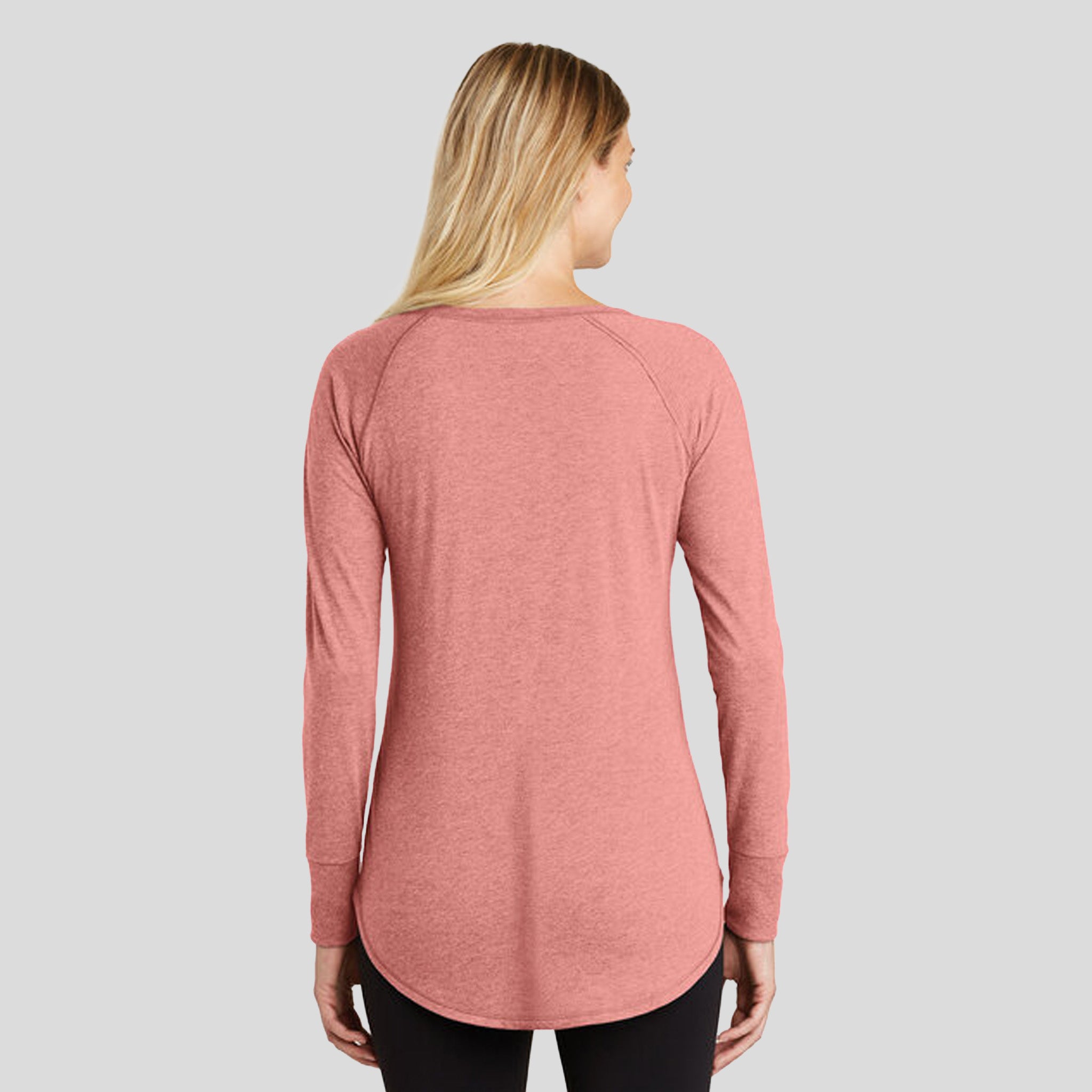 Womenโs Perfect Tri ยฎ Long Sleeve Tunic Tee | Blush Frost