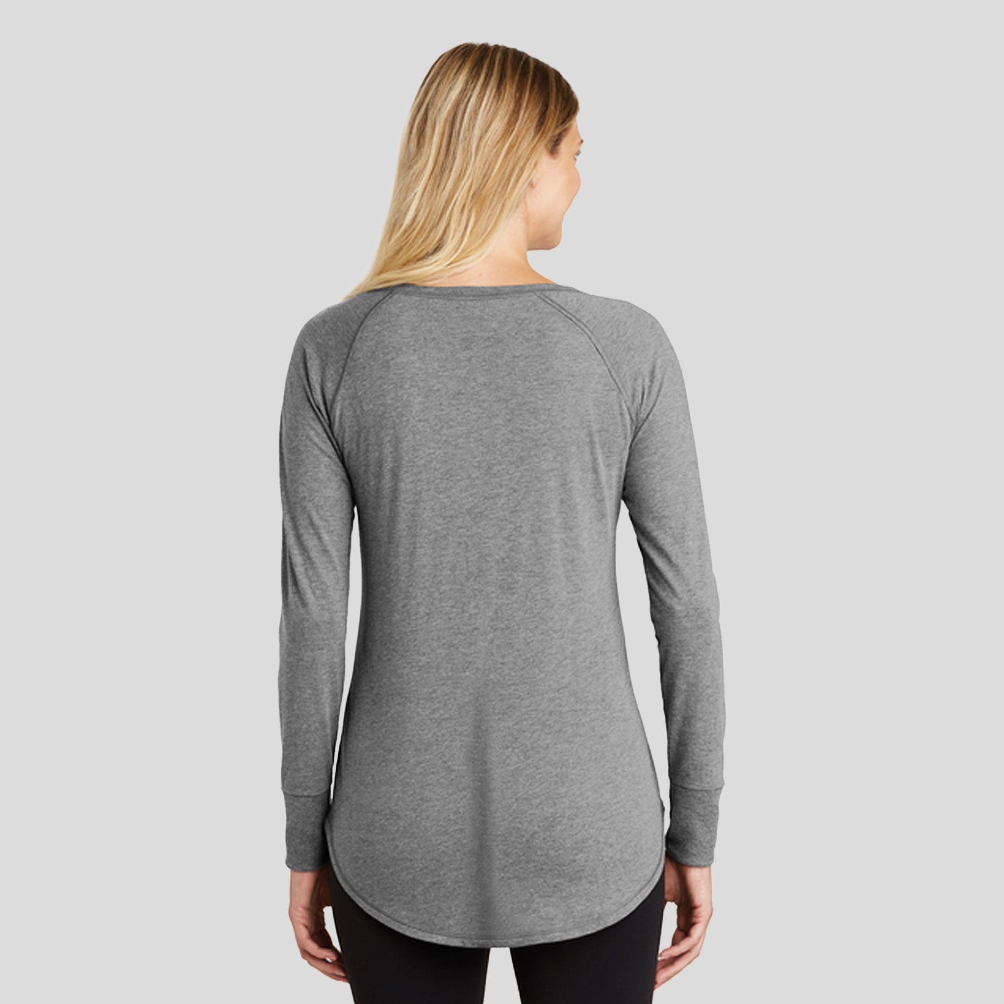 Womenโs Perfect Tri ยฎ Long Sleeve Tunic Tee | Grey Frost