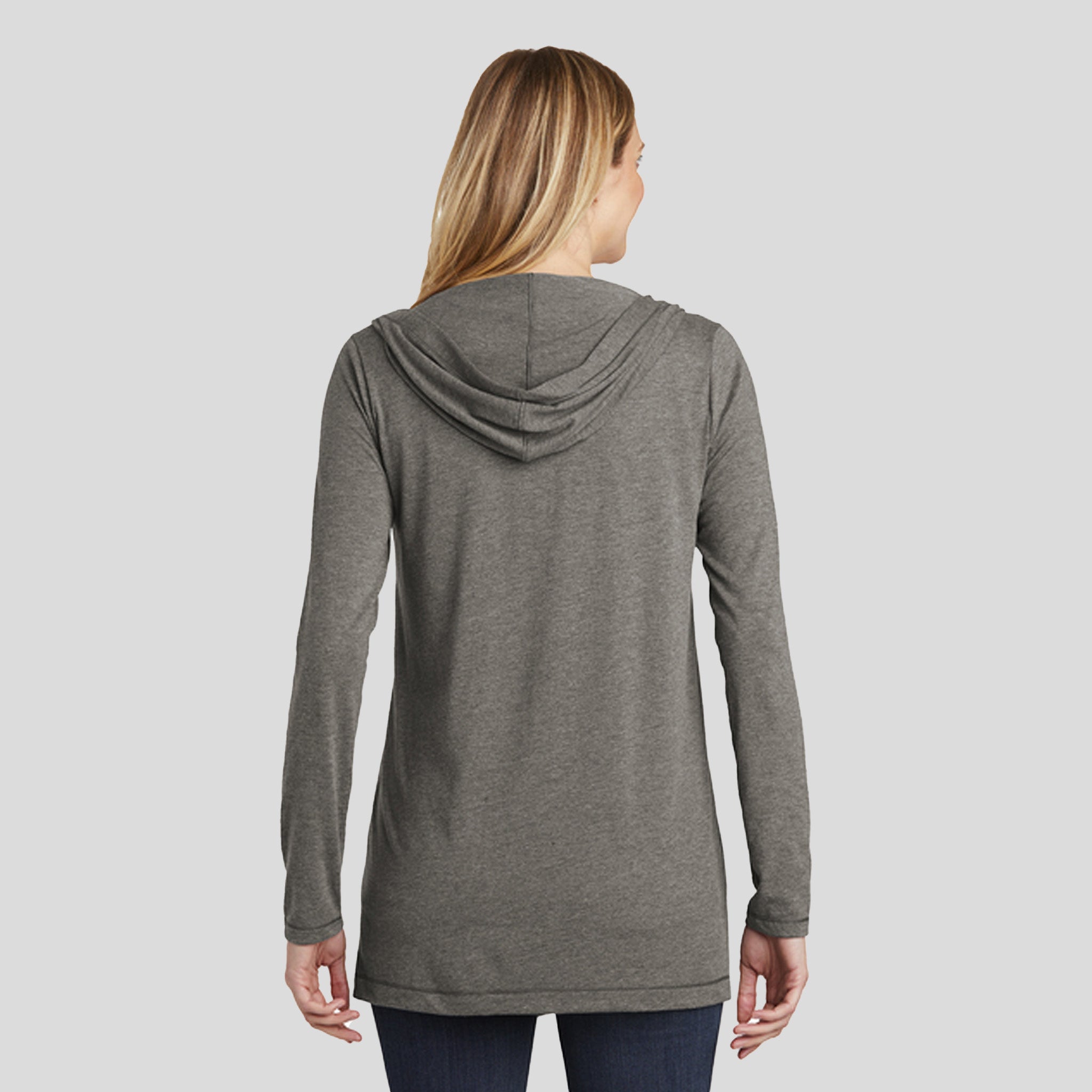 Womenโs Perfect Tri ยฎ Hooded Cardigan | Grey Frost