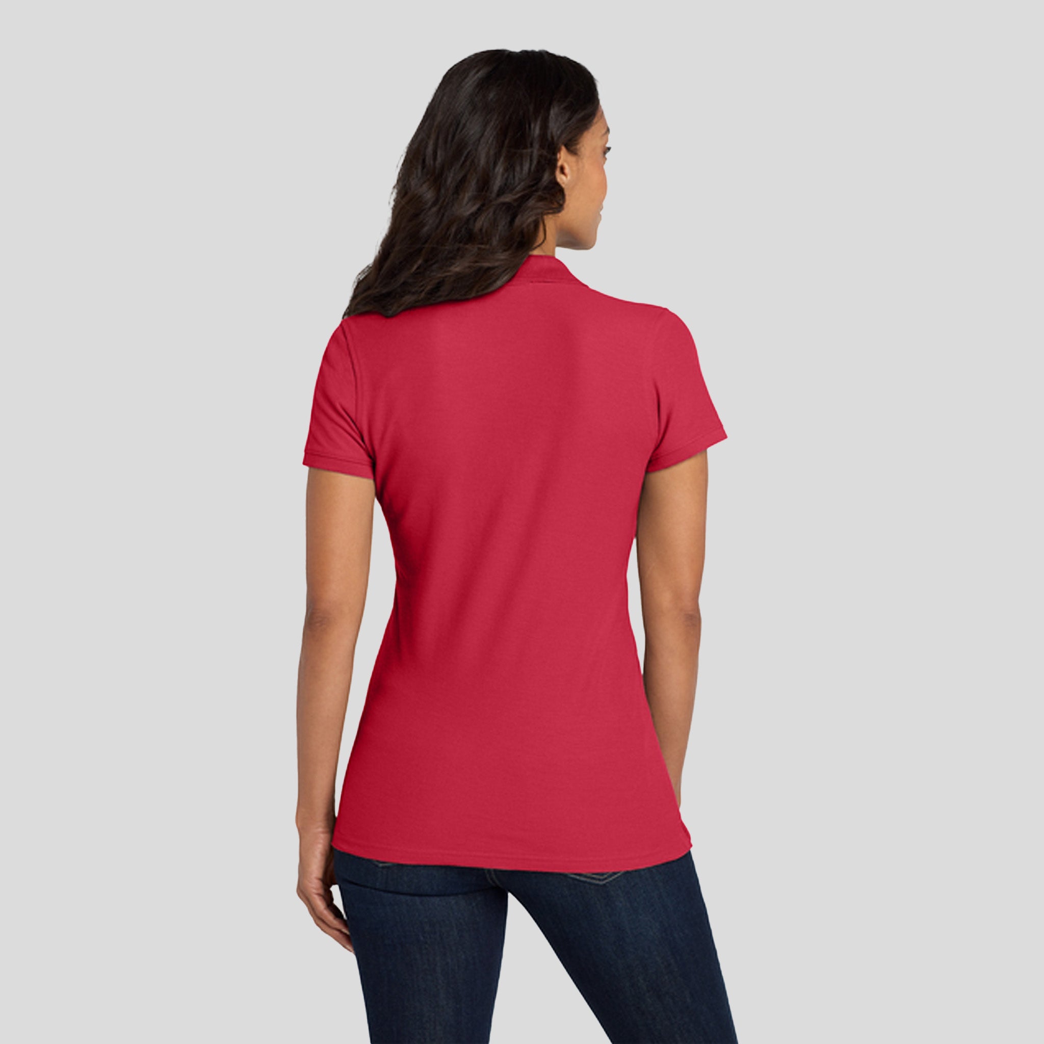 Women's Core Classic Pique Polo | Rich Red
