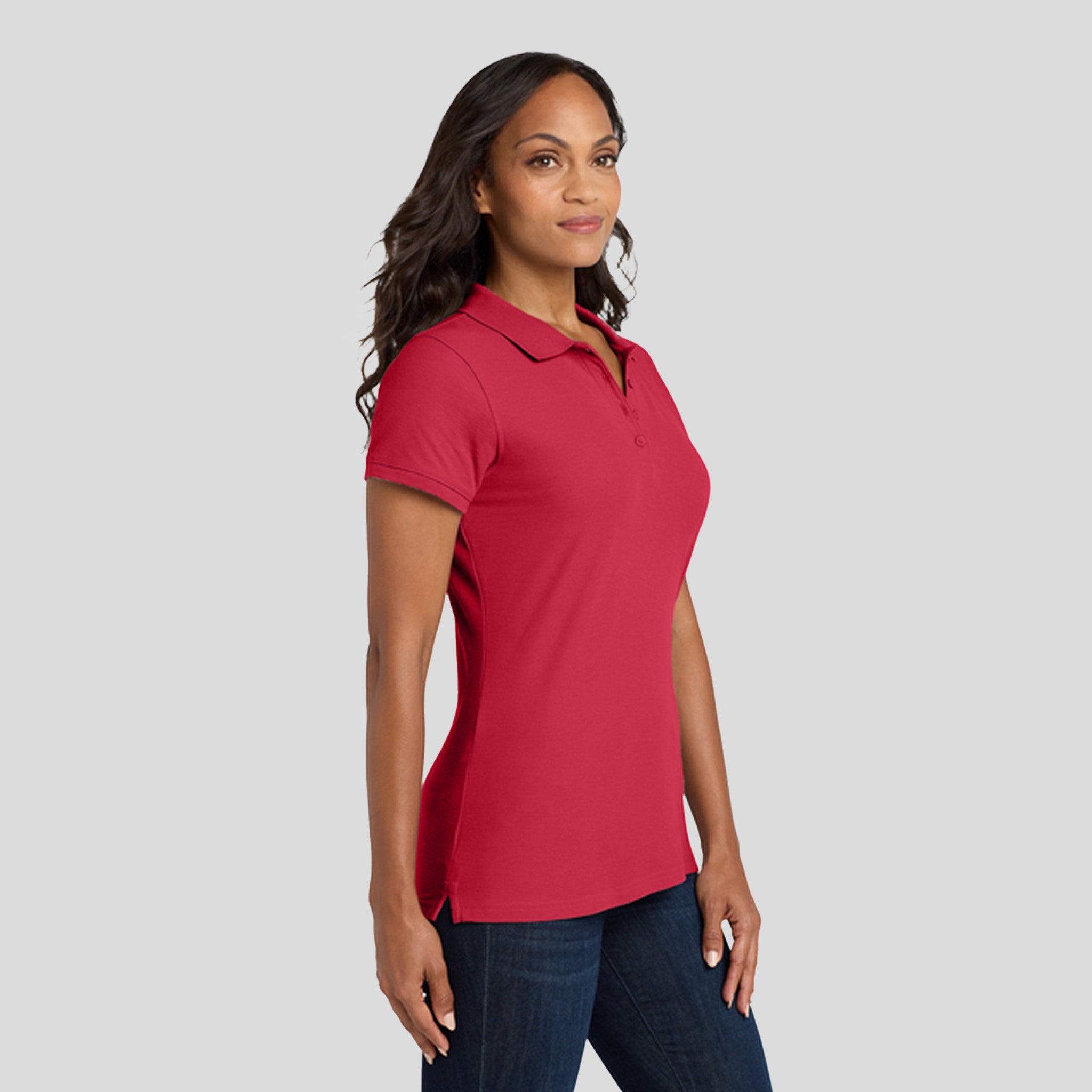 Women's Core Classic Pique Polo | Rich Red