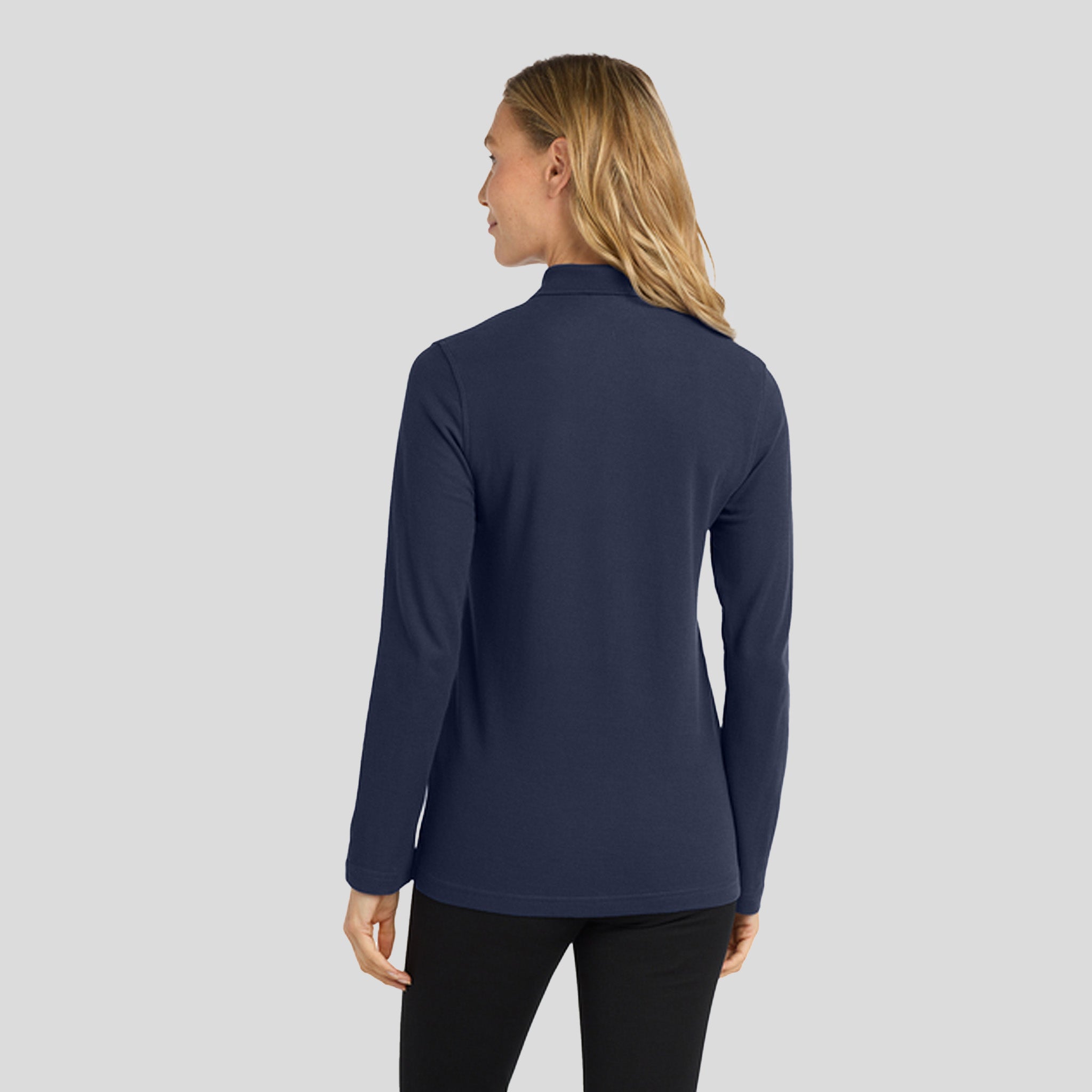 Women's Silk Touchβ’ Long Sleeve Polo | Navy