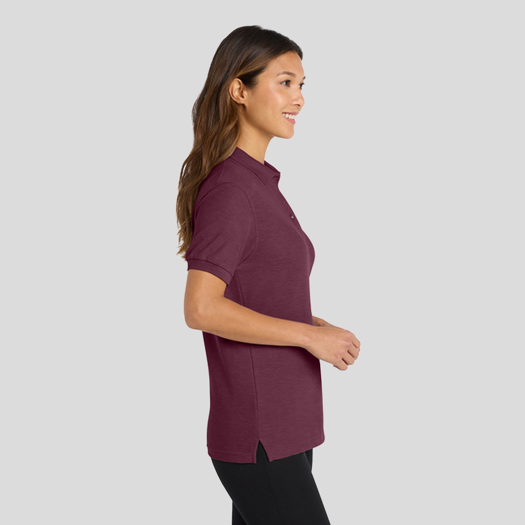 Women's Silk Touch™ Polo | Burgundy