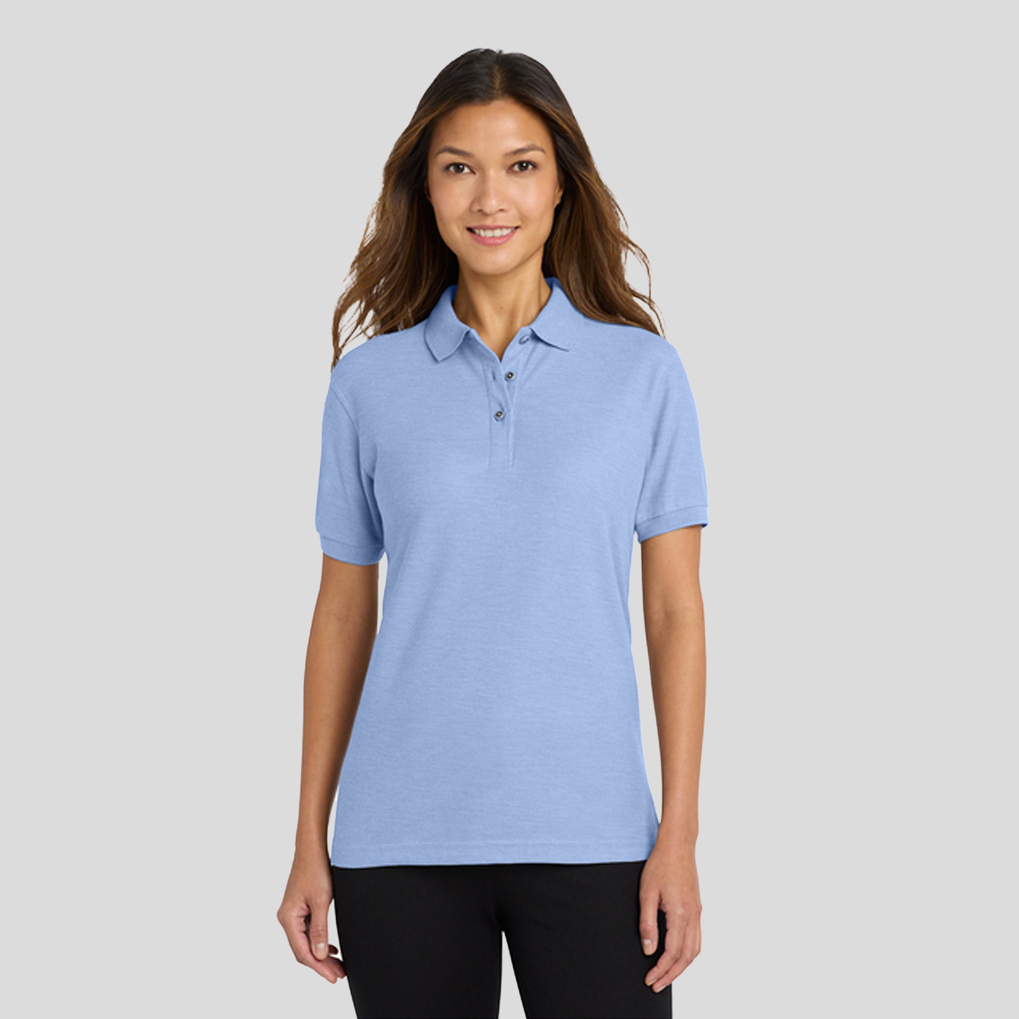 Women's Silk Touch™ Polo | Light Blue