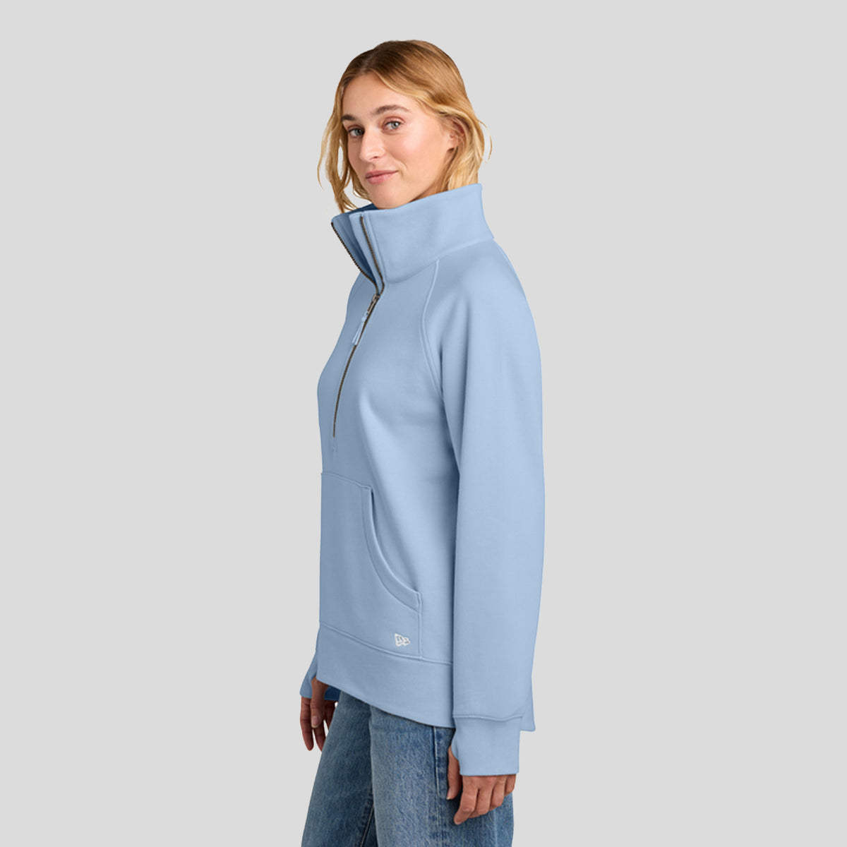 Women’s Heritage Fleece 1/2-Zip | Cloud Blue