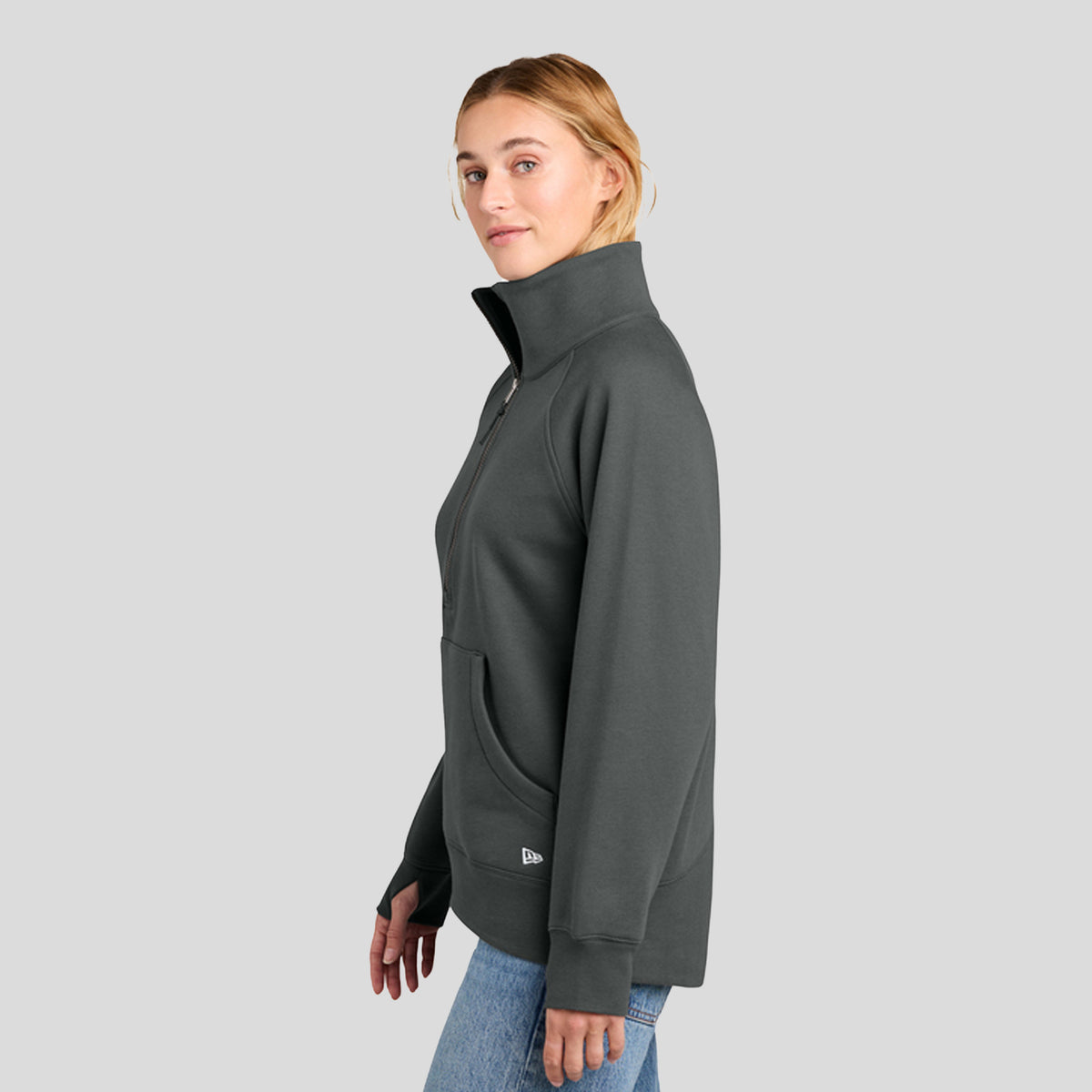 Women’s Heritage Fleece 1/2-Zip | Graphite