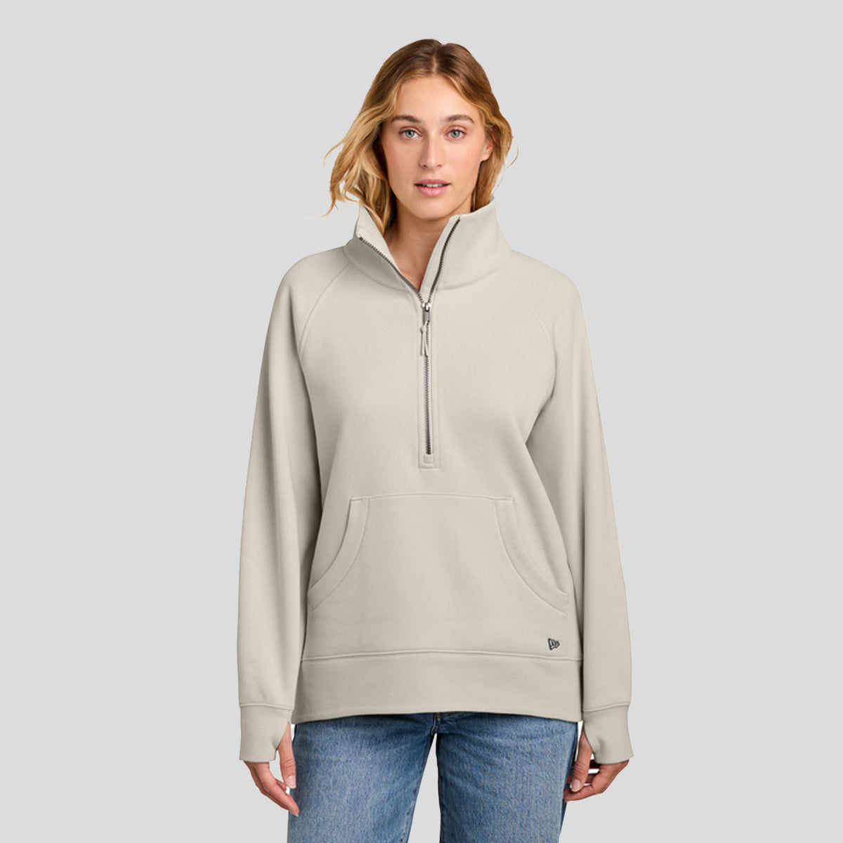 Women’s Heritage Fleece 1/2-Zip | Soft Beige