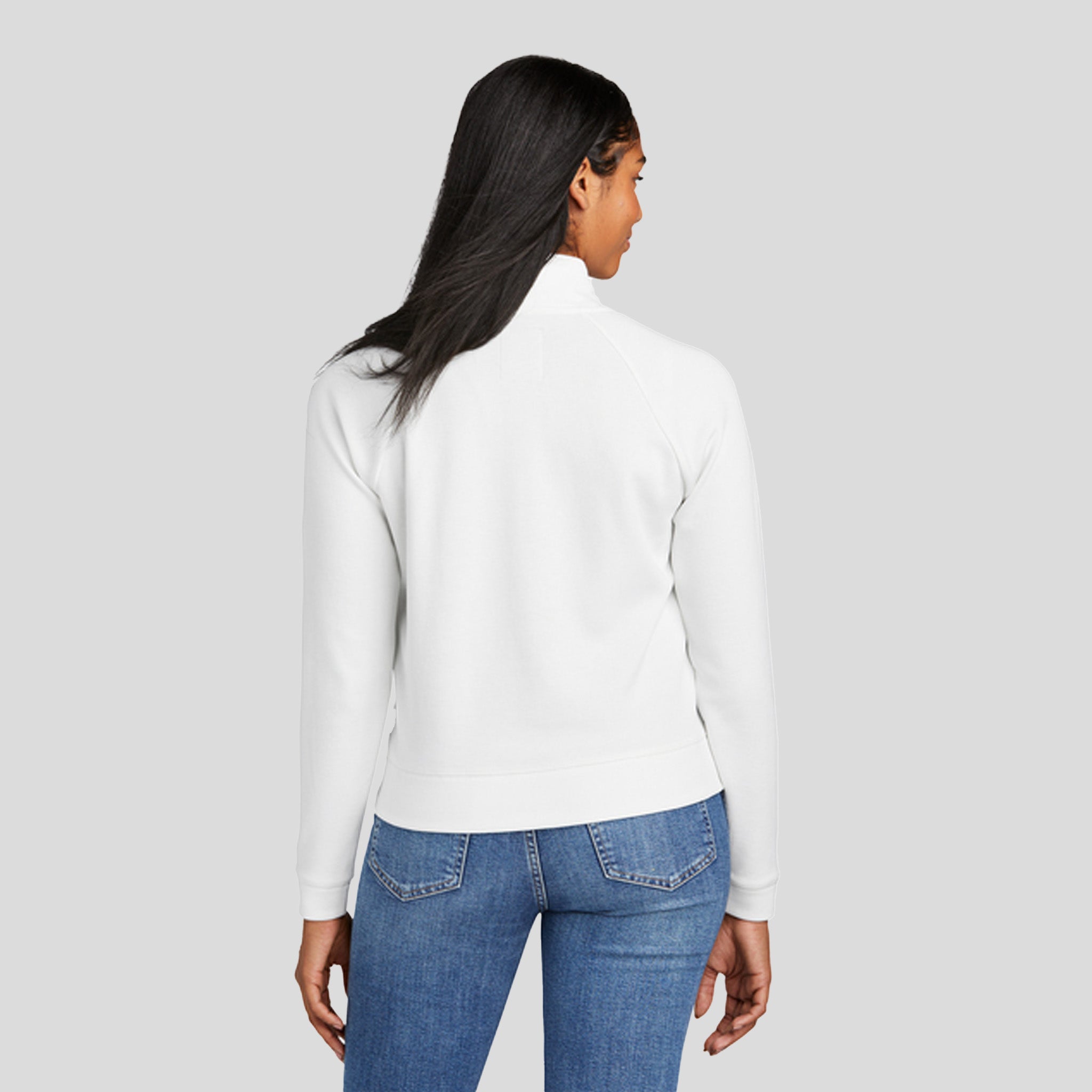 Women's STS 1/2-Zip | Fan White