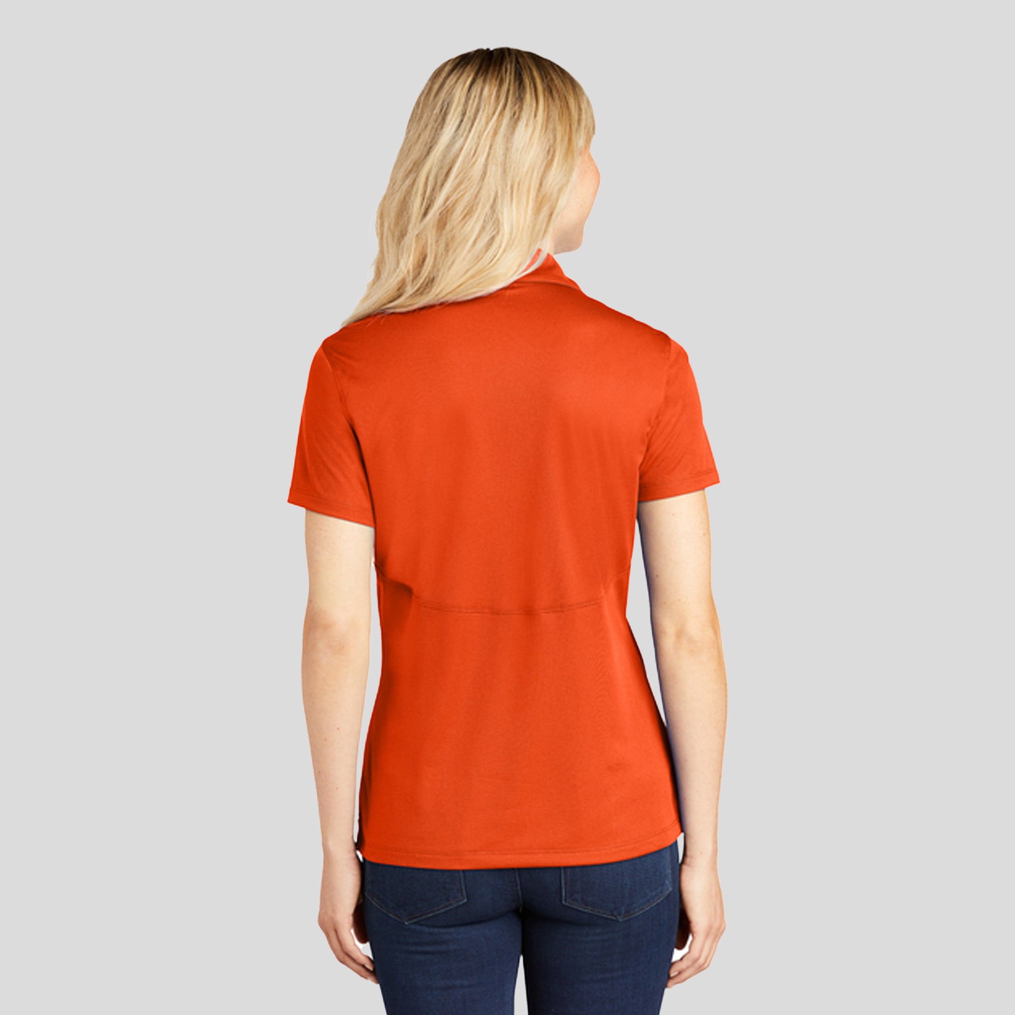 Women's Micropique Sport-Wickยฎ Polo | Deep Orange