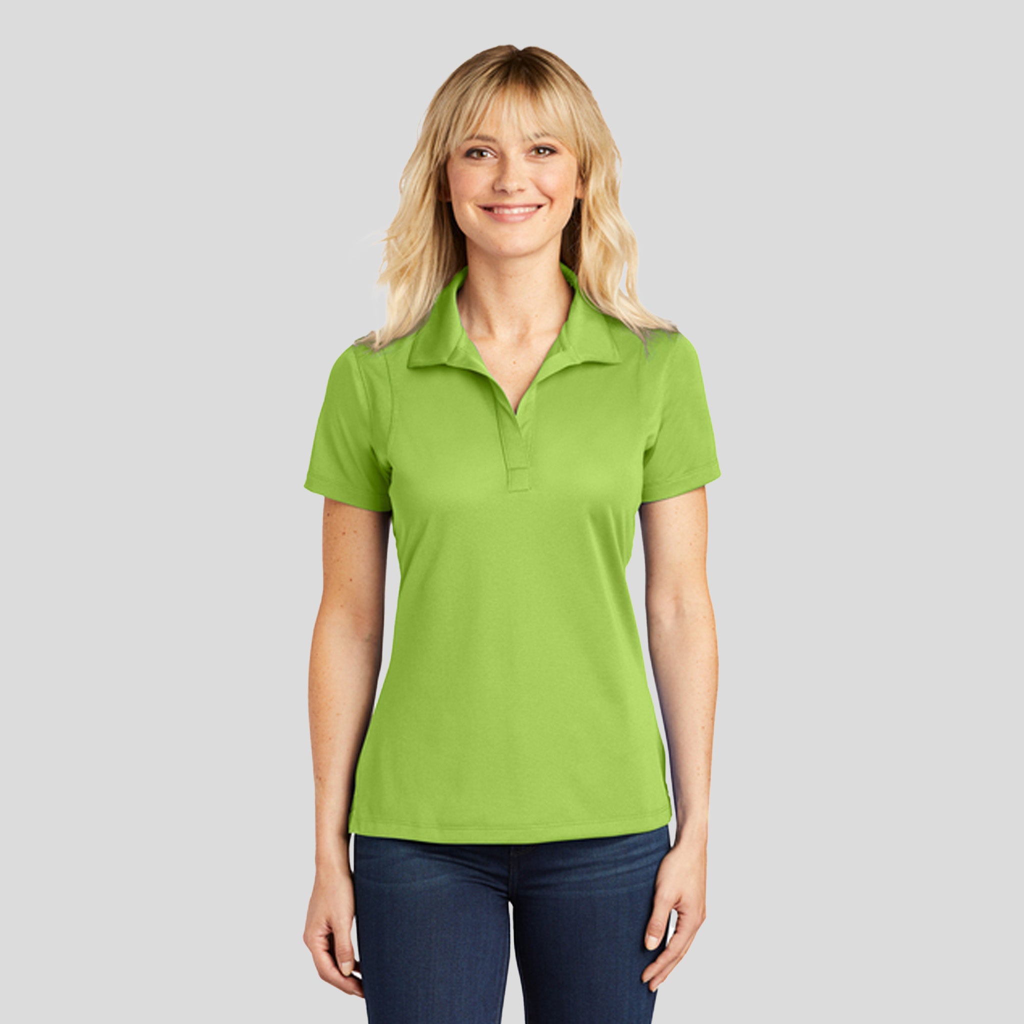 Women's Micropique Sport-Wickยฎ Polo | Lime Shock