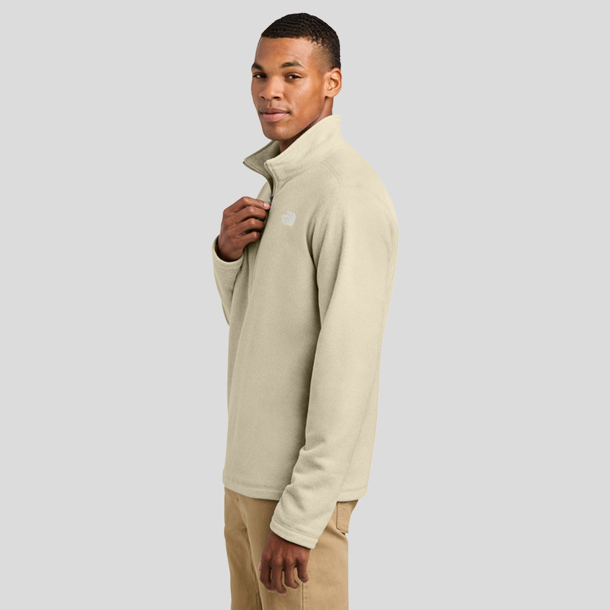 Men's Textured Pine Grove 1/2-Zip | Gravel Heather