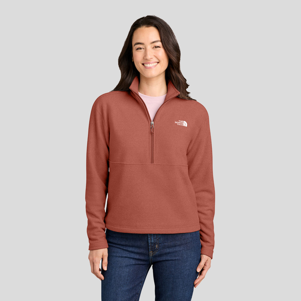 Women's Textured Pine Grove 1/2-Zip | Mars Dust Heather