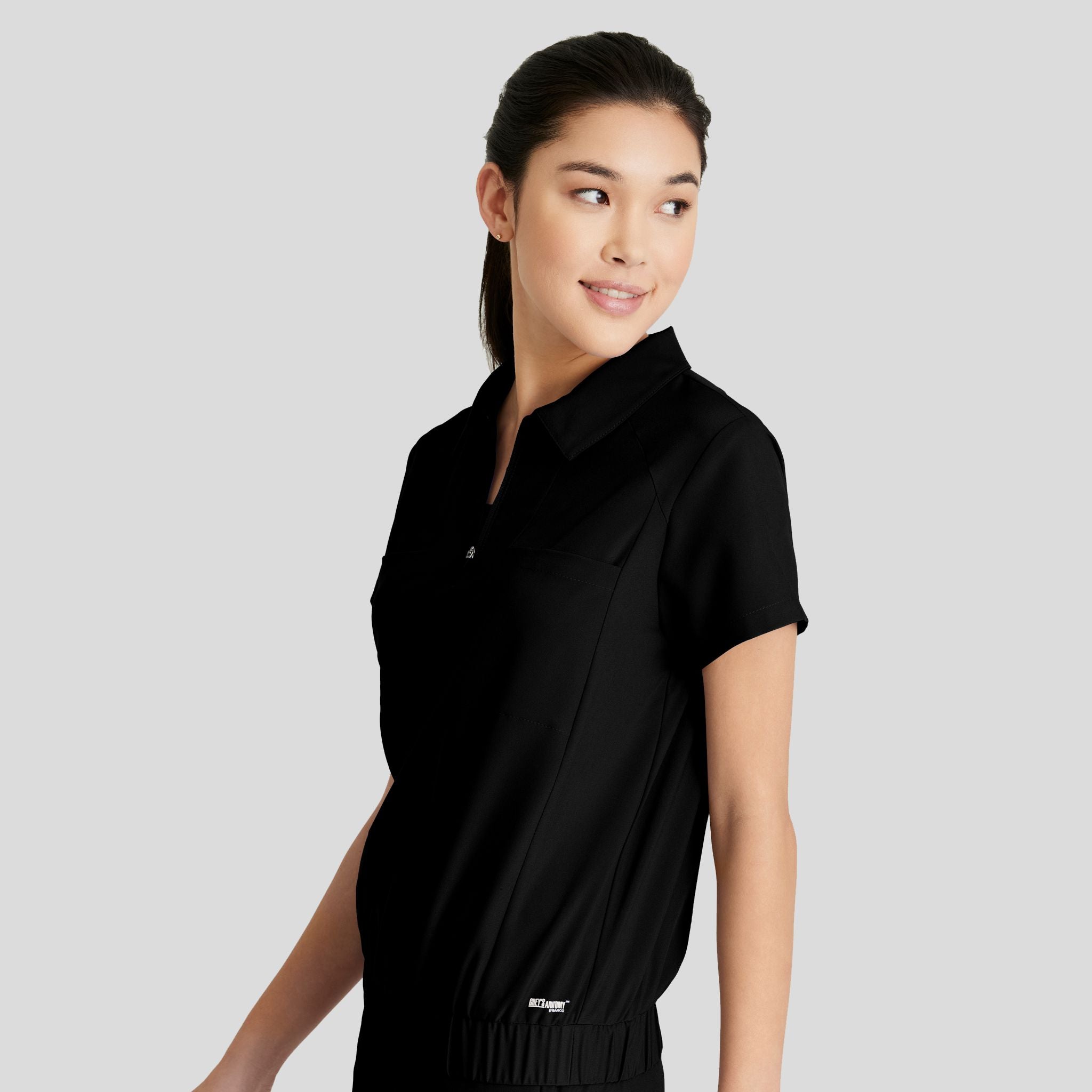 Perseverance Scrub Top | Black