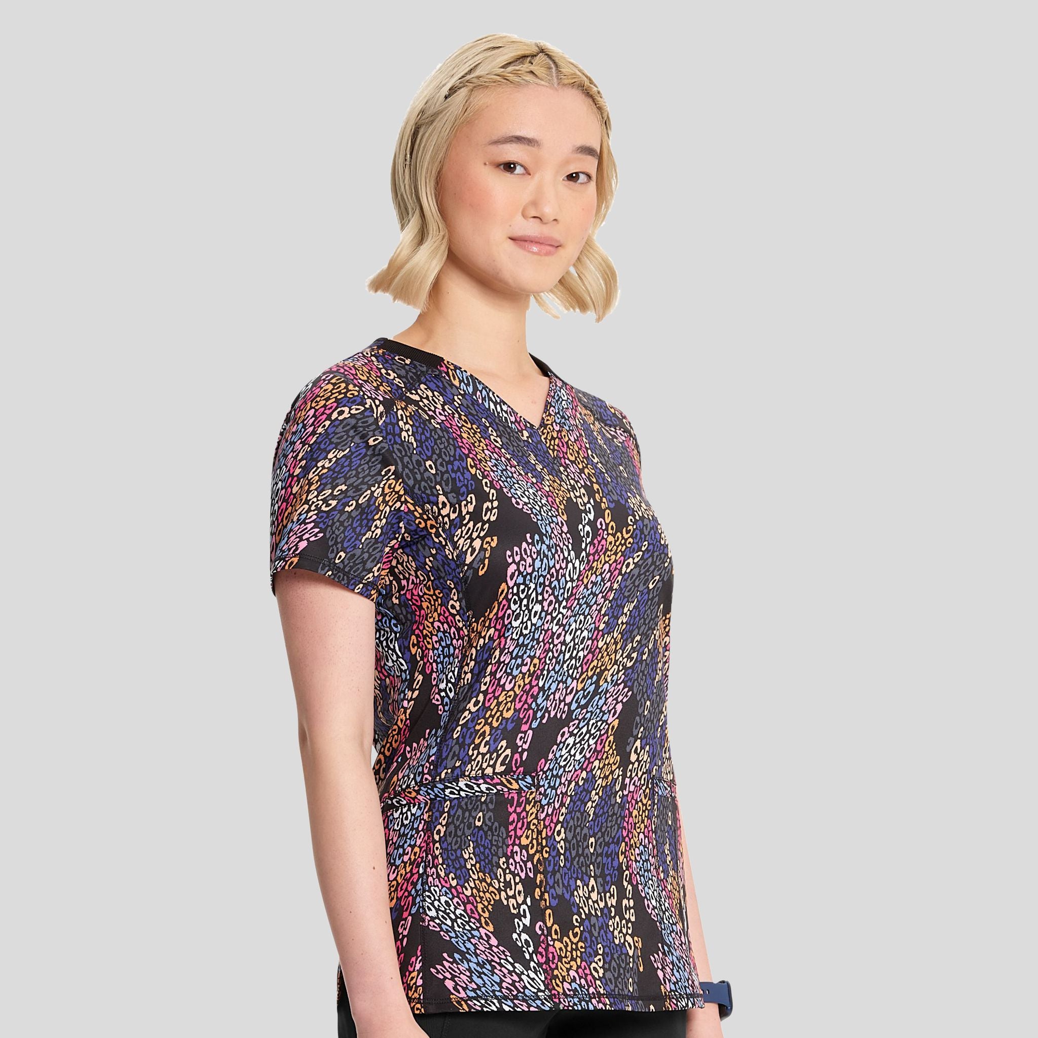 Wild Motion Print Top