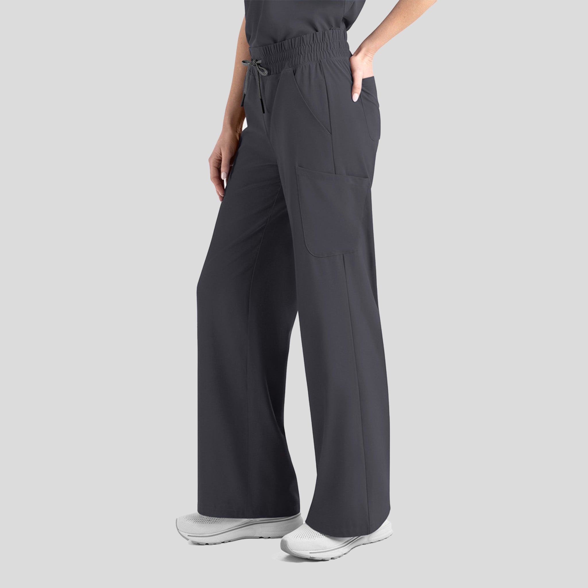 Women’s Wide Leg Pant | Pewter