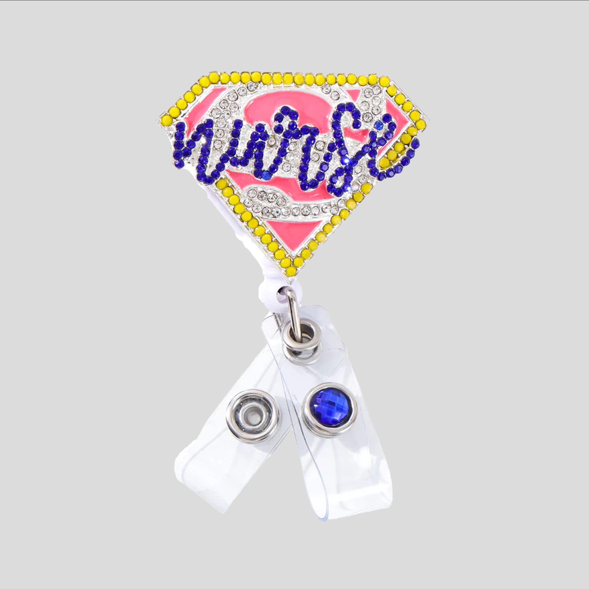 Sparkle & Shine Super Nurse Badge Reel