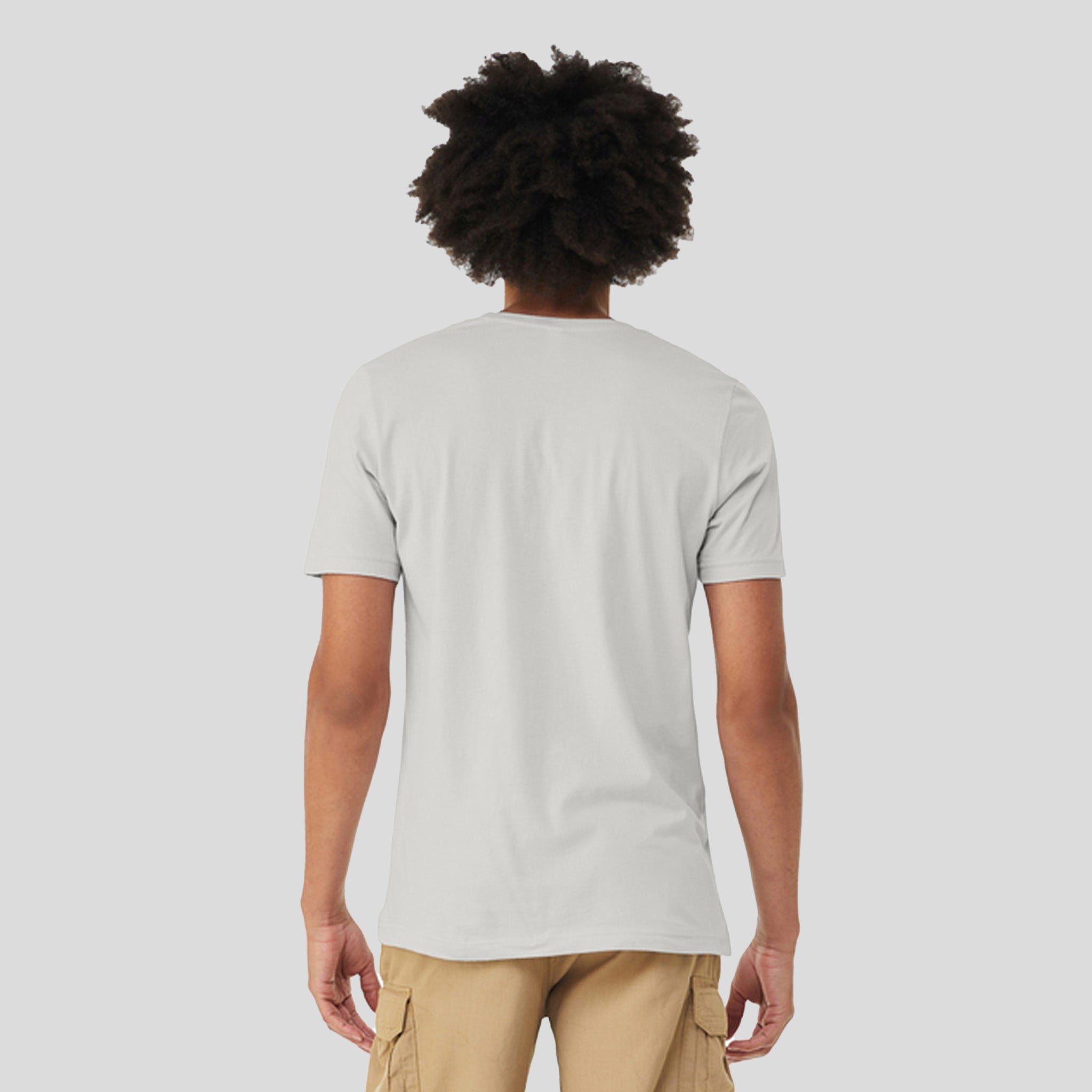 Unisex Triblend Short Sleeve Tee | Solid Silver Triblend