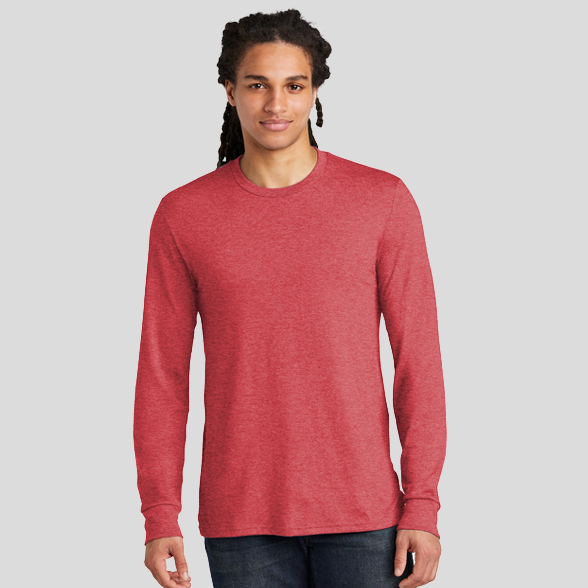 Perfect Tri® Long Sleeve Tee | Red Frost
