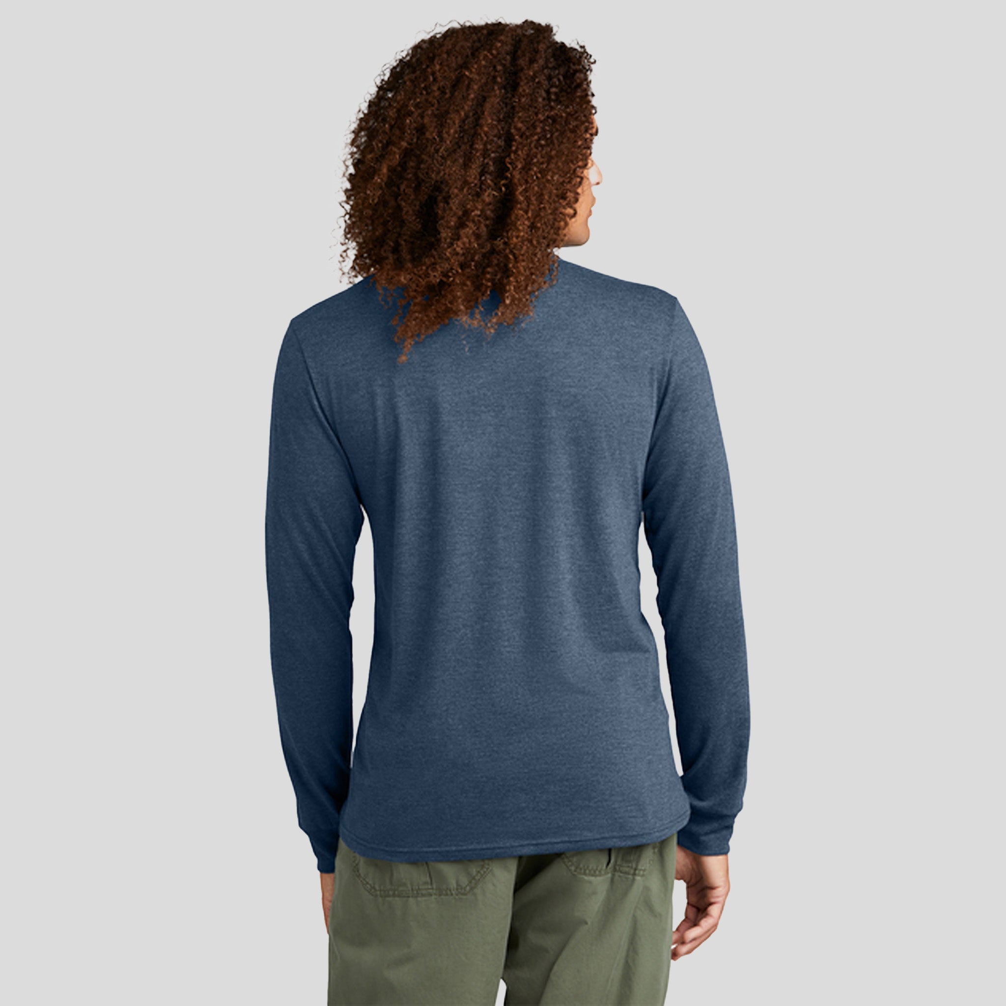 Perfect Tri® Long Sleeve Henley | Navy Frost