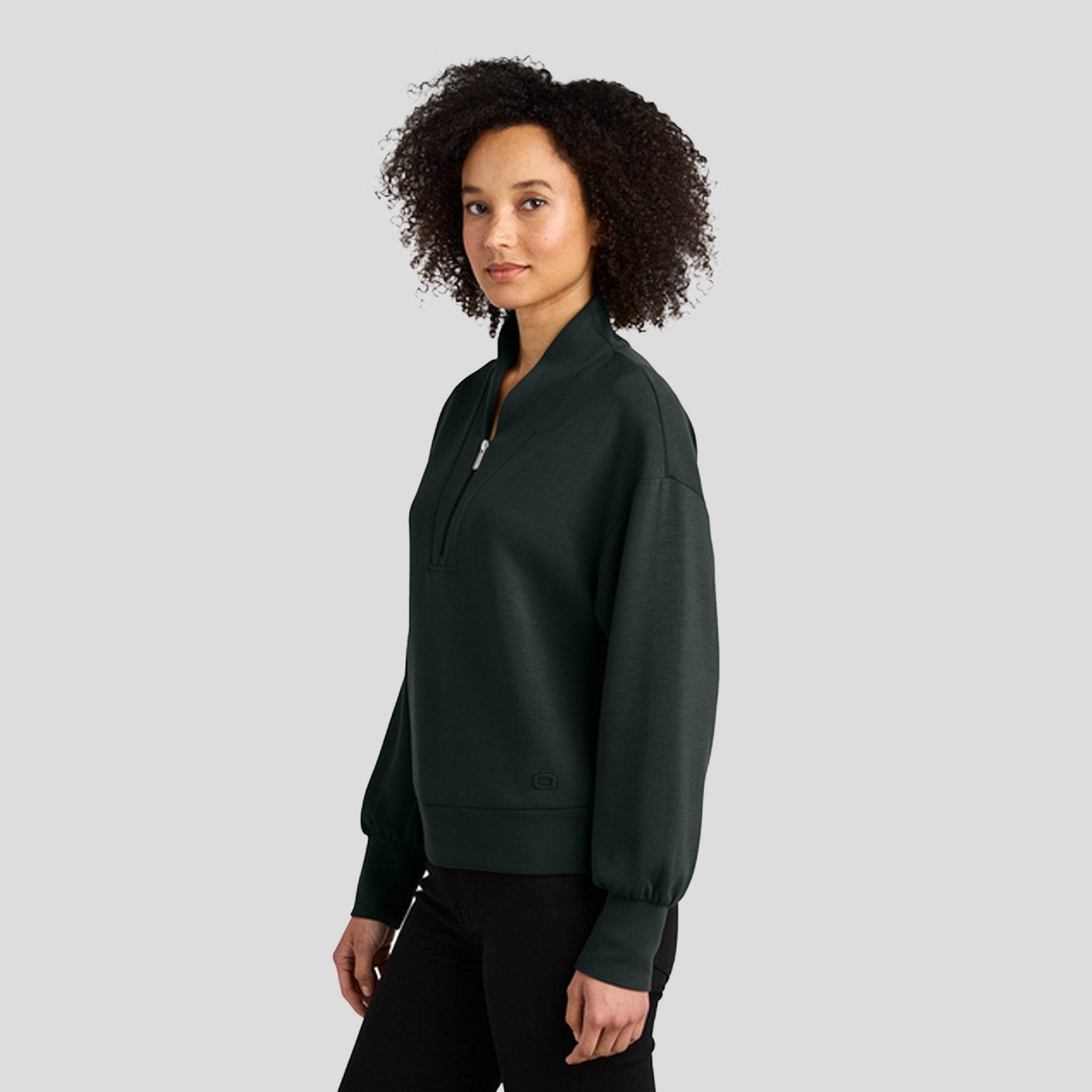 Women’s Transcend 1/4-Zip | Blacktop