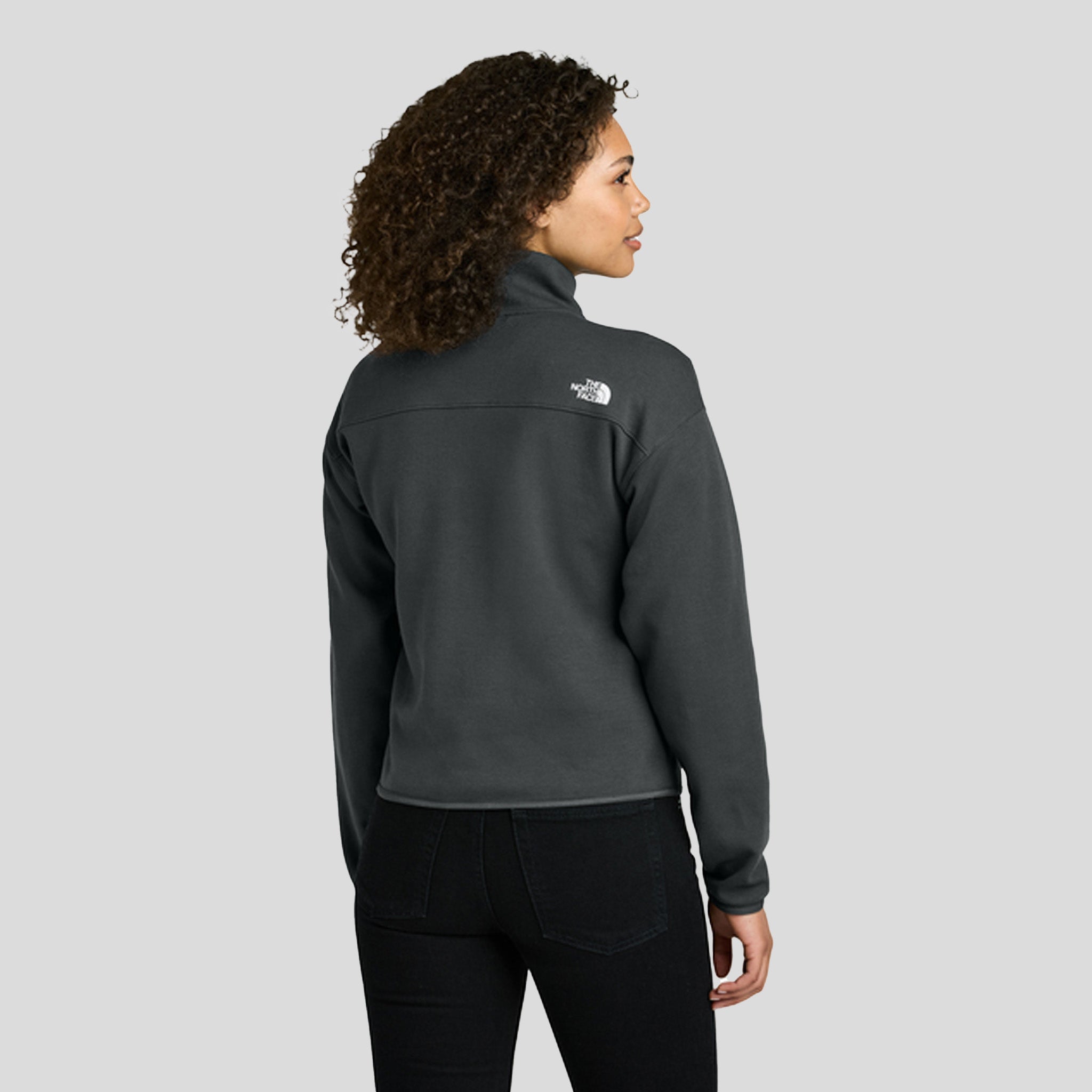 Women’s Double-Knit 1/2-Zip Fleece | Asphalt Grey