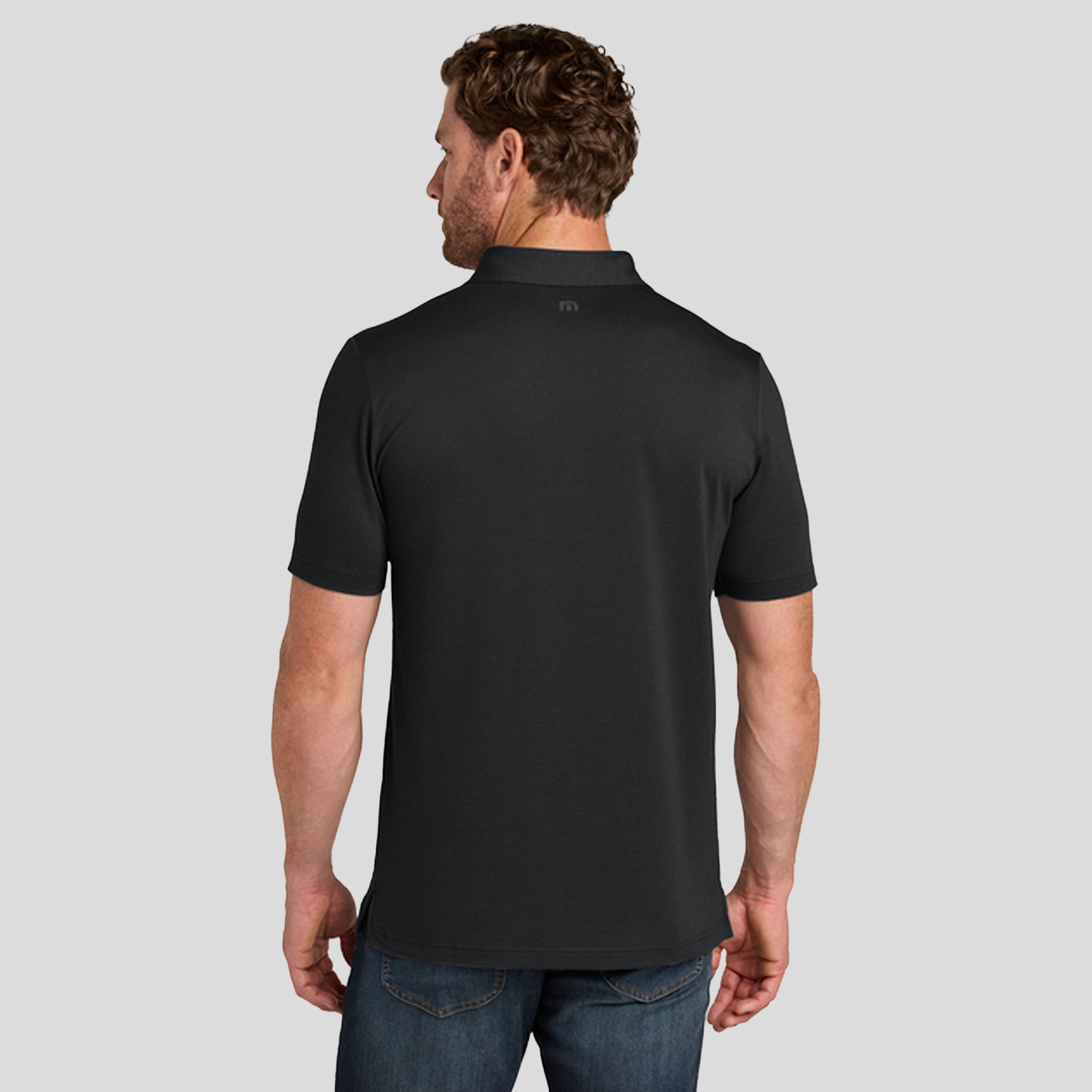 Glenview Solid Polo | Black