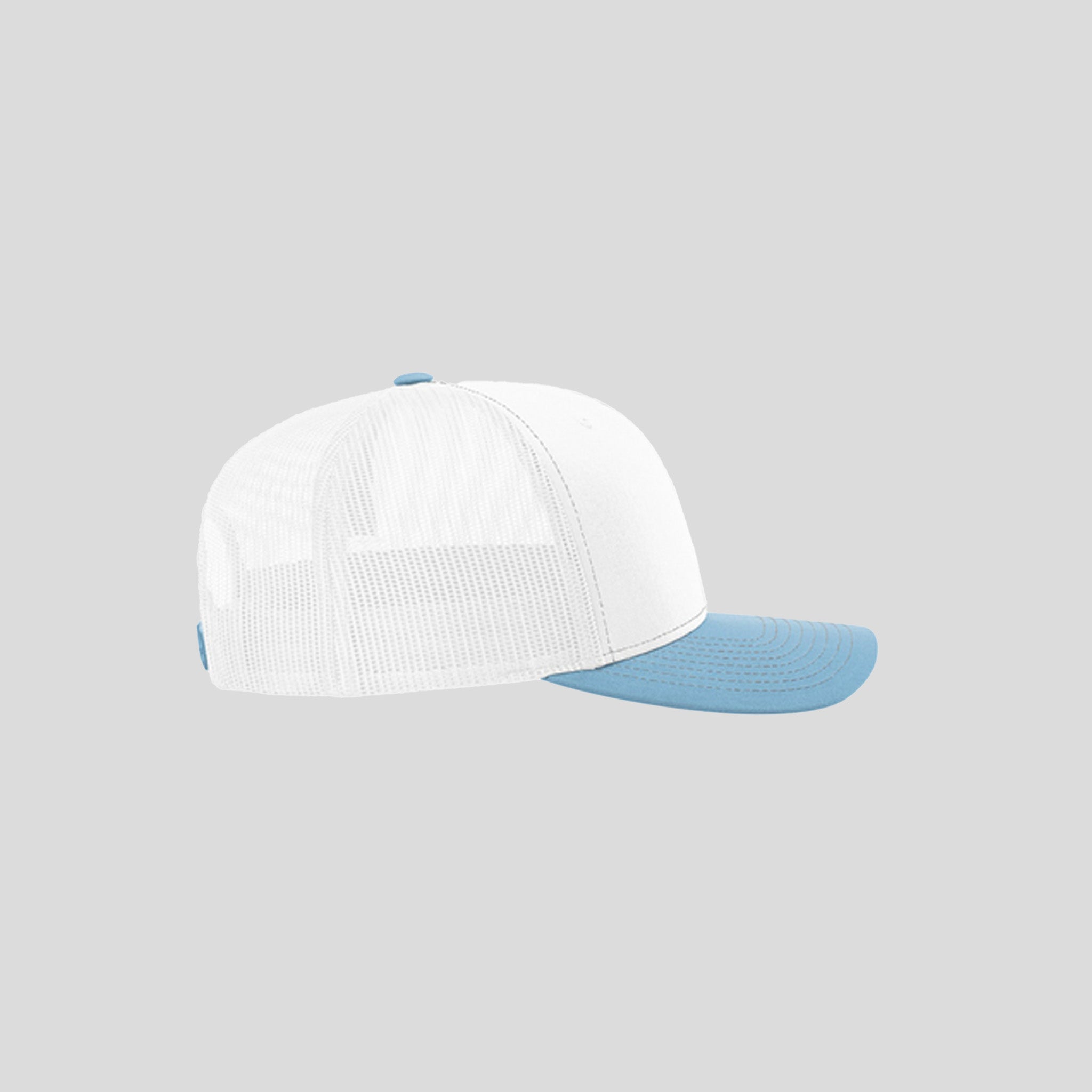 Richardson Trucker Cap | White/White/Columbia Blue