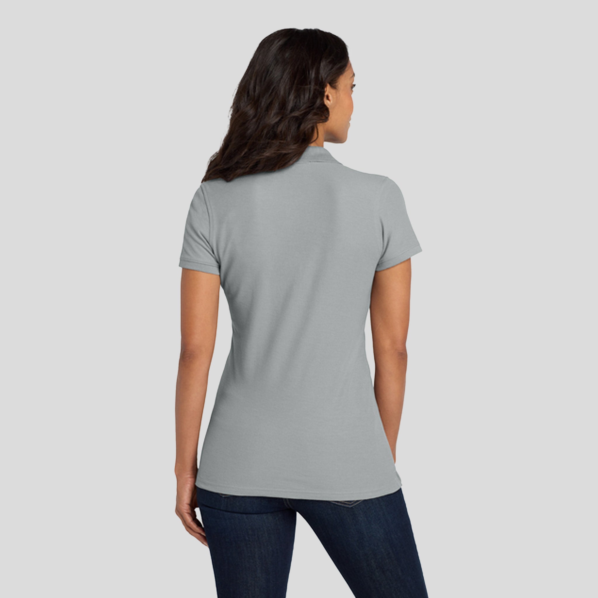 Women's Core Classic Pique Polo | Gusty Grey
