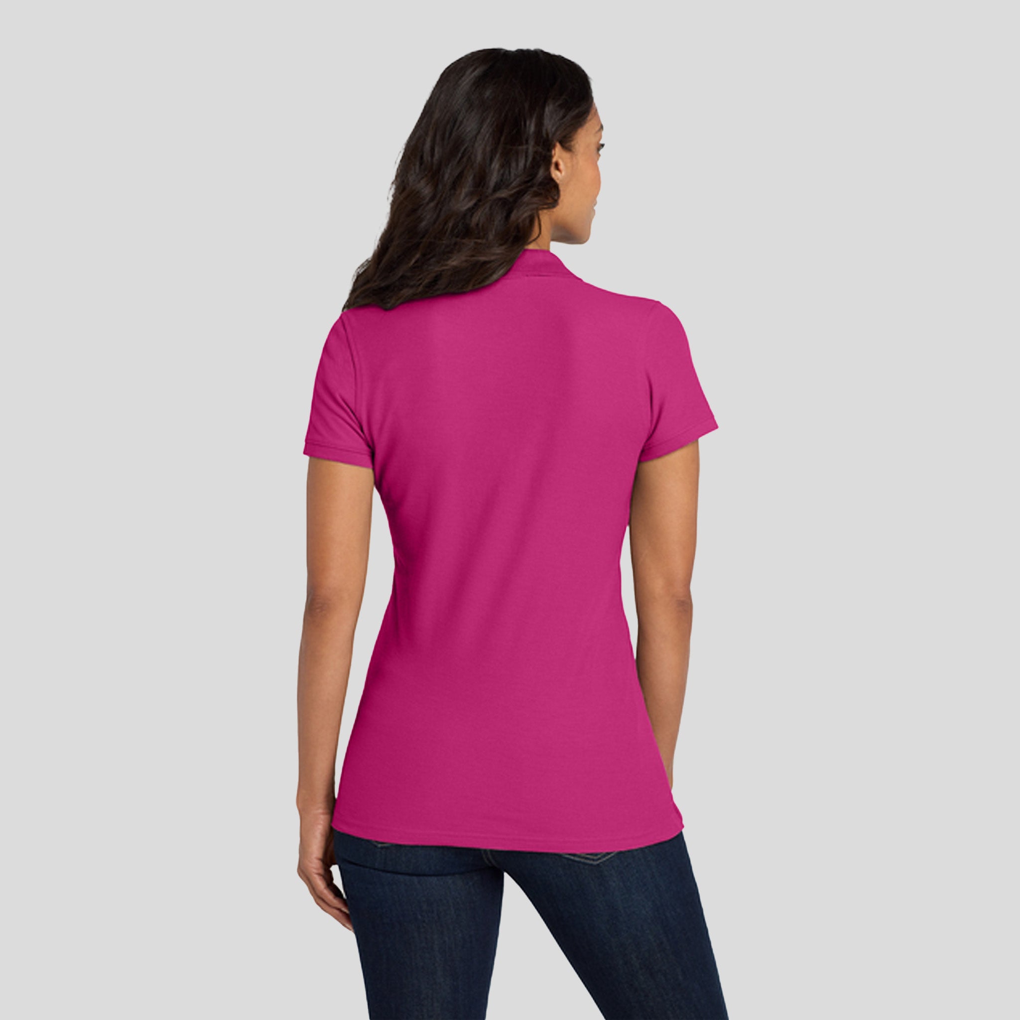 Women's Core Classic Pique Polo | Pink Azalea