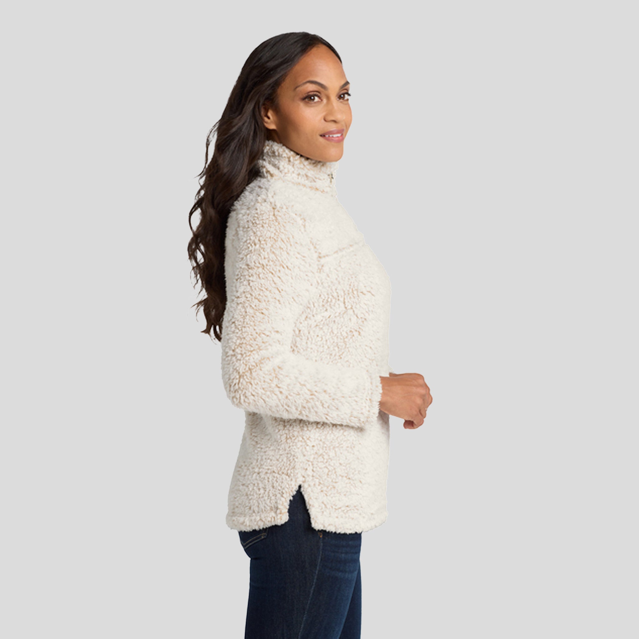 Women's Cozy 1/4-Zip Fleece | Oatmeal Heather