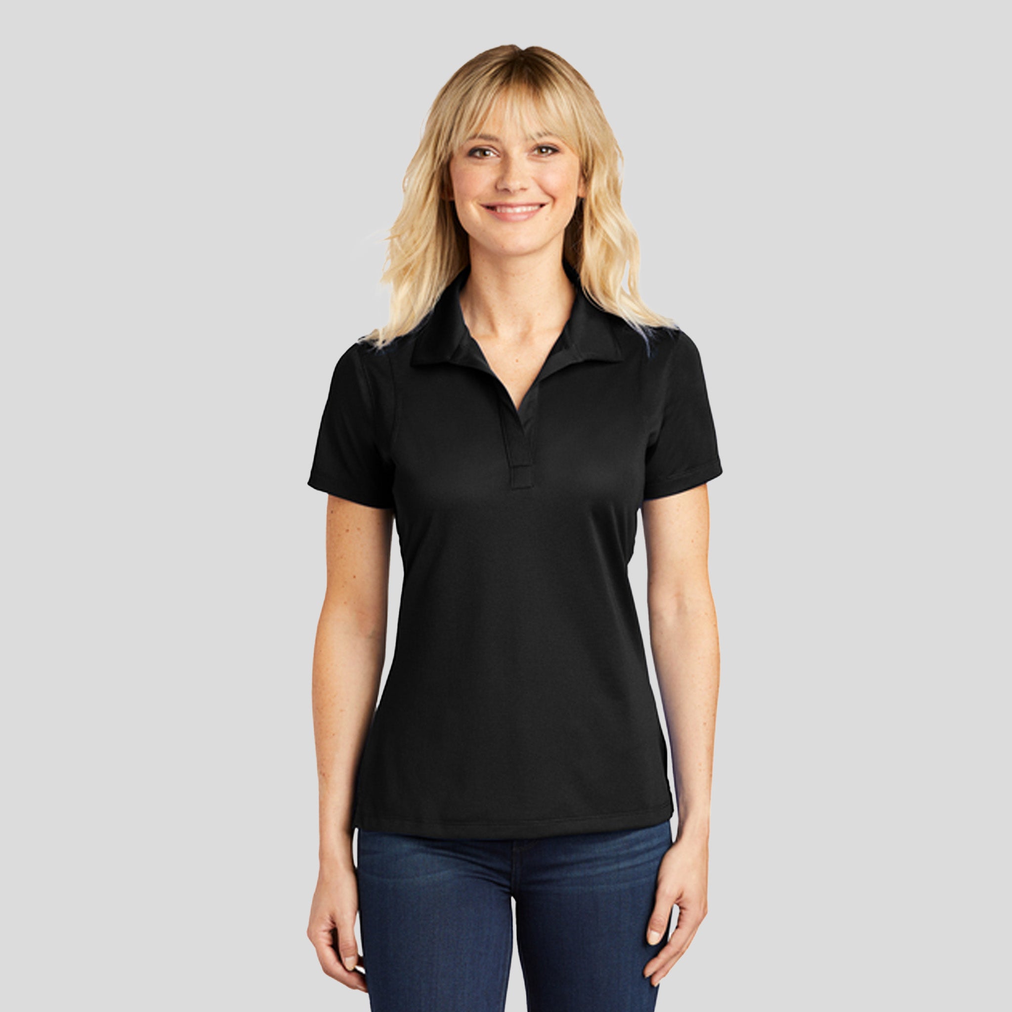 Women's Micropique Sport-Wick® Polo | Black