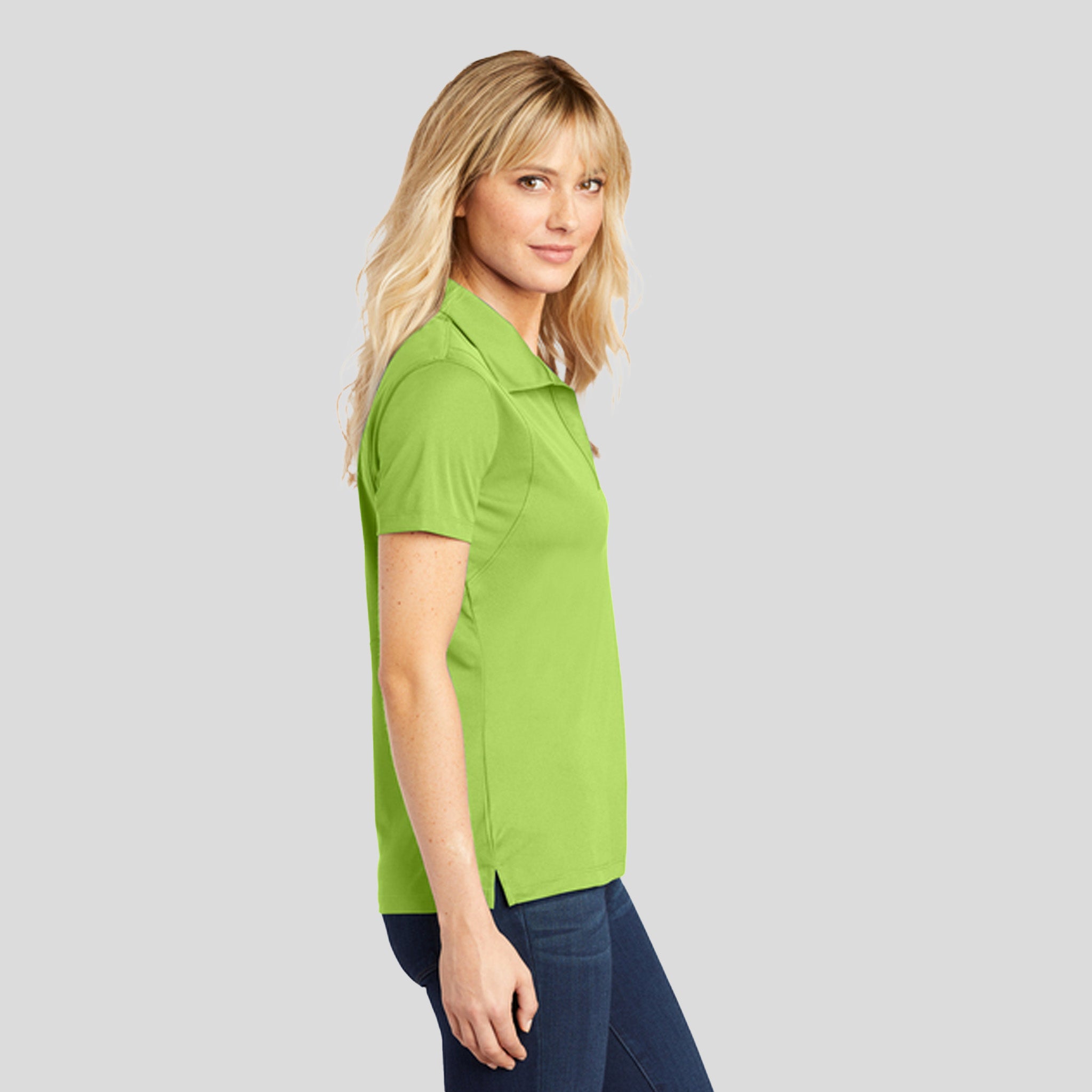 Women's Micropique Sport-Wick® Polo | Lime Shock