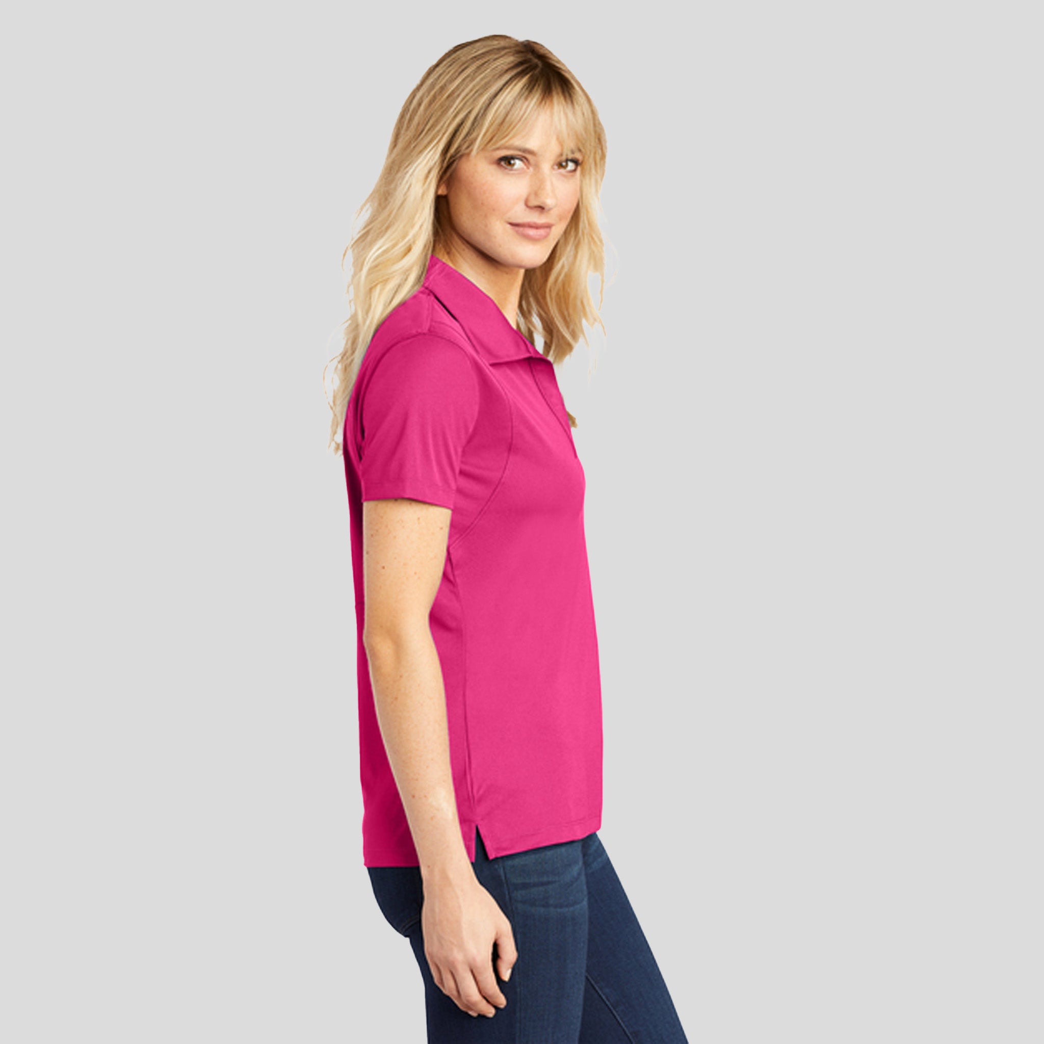 Women's Micropique Sport-Wick® Polo | Pink Raspberry